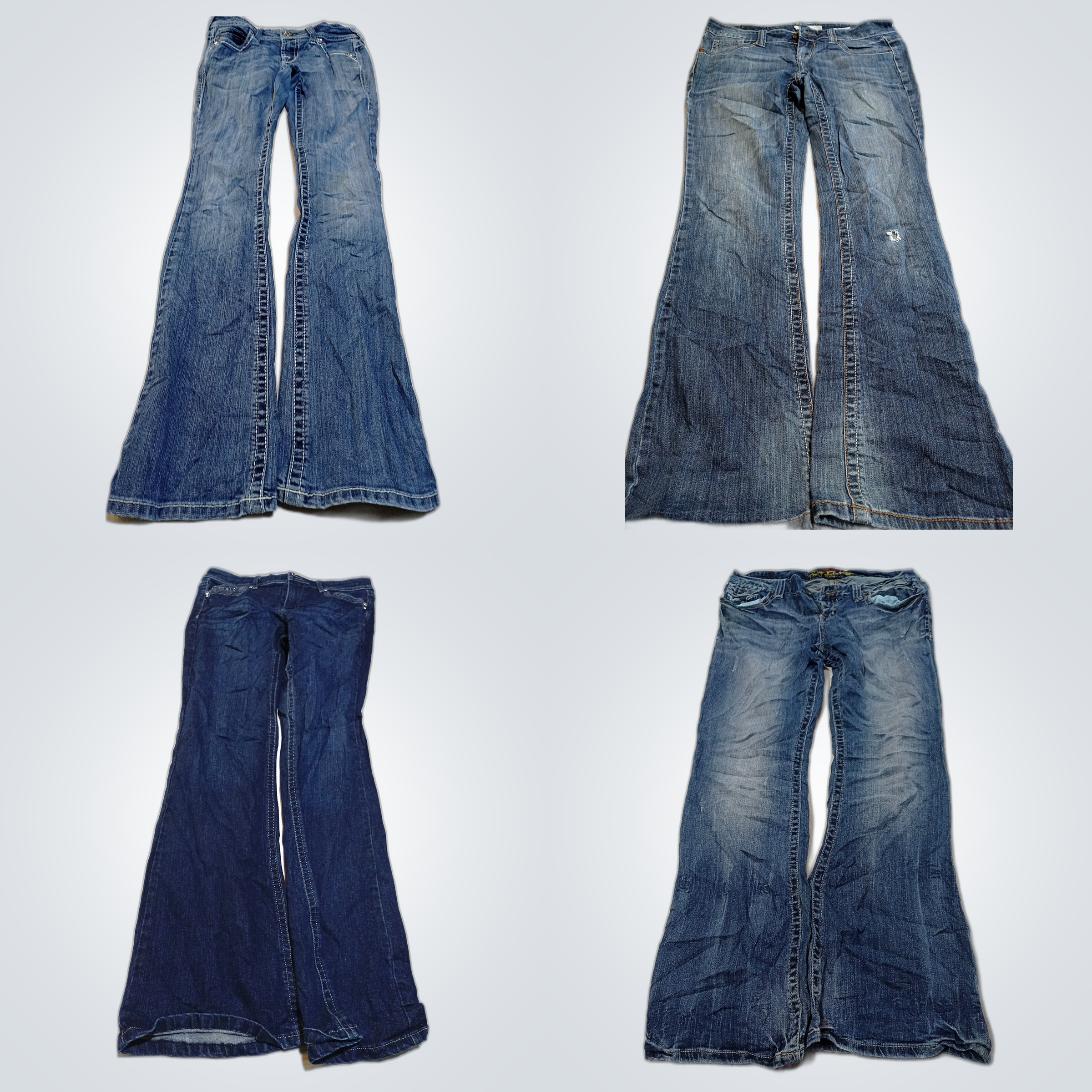 7 For All Mankind Flare Jeans Bundle - 10 Piece Lo..