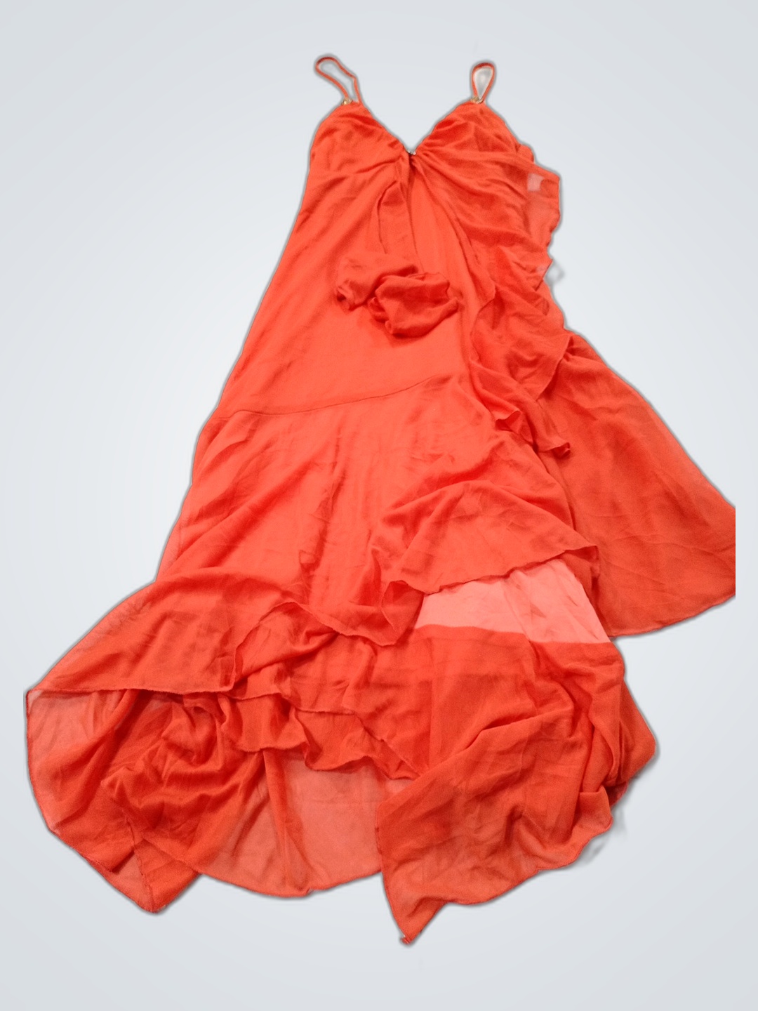 Vestido Amarelo Com Babados Jodi Kristofferson