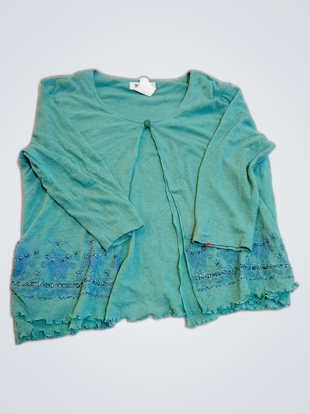 Picalino Petite Teal Blouse
