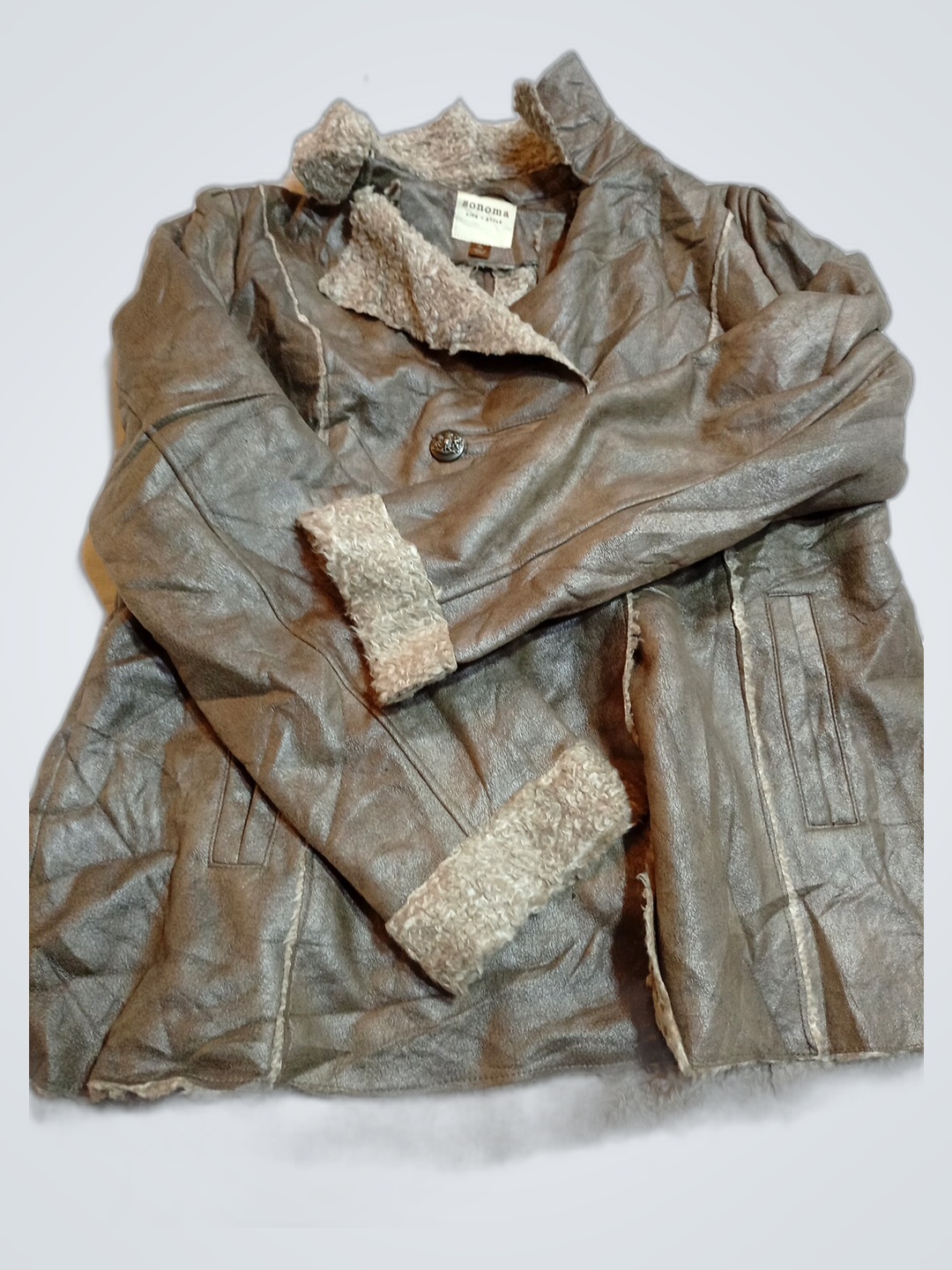 Sonoma Life + Style Leather Jacket
