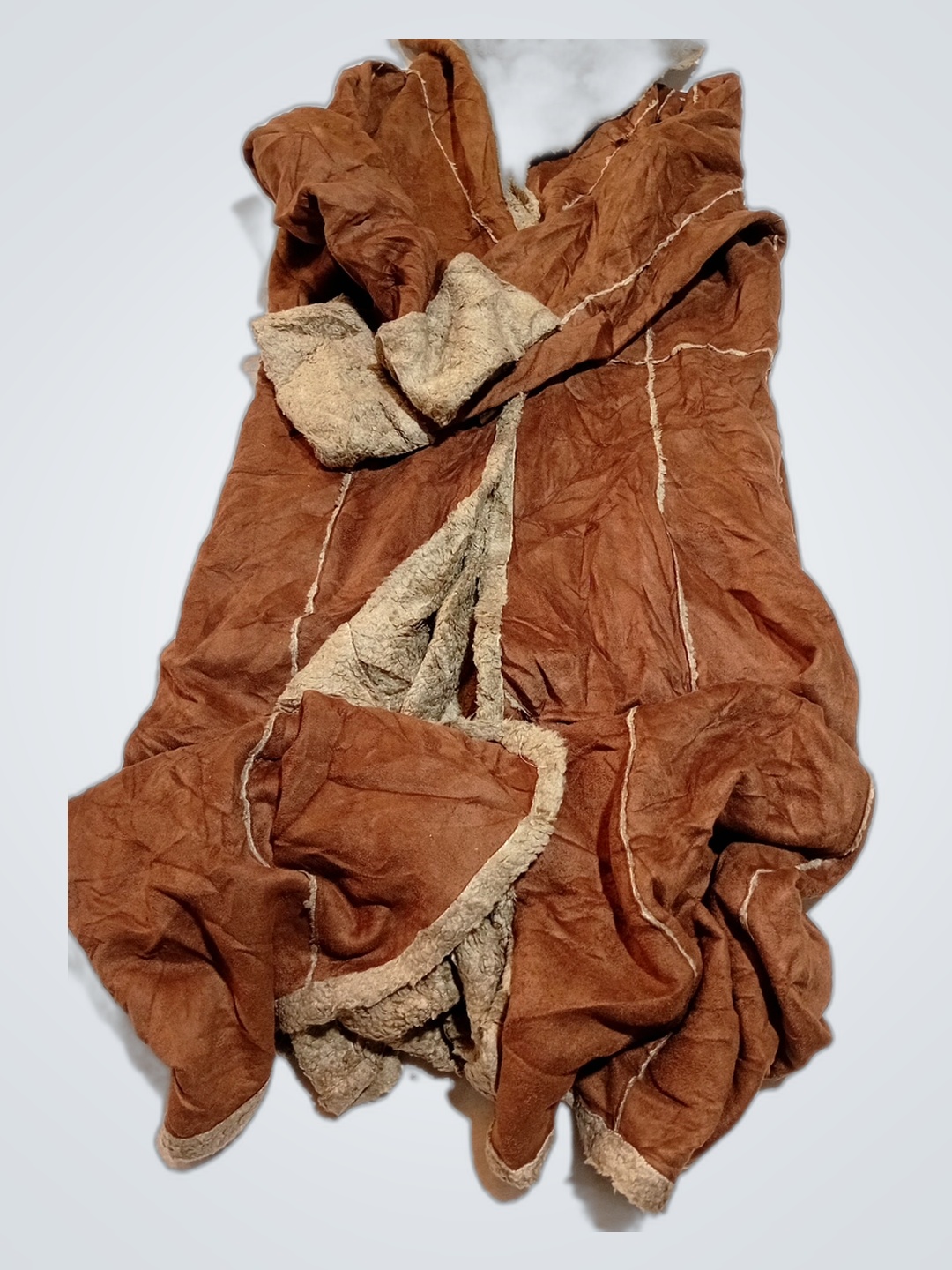 Brown Fur-Lined Garment