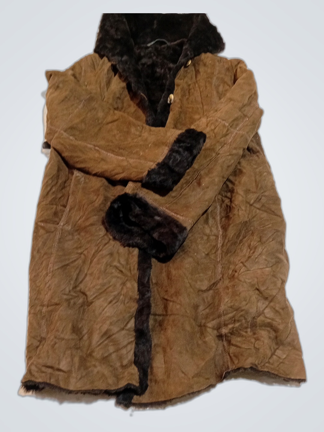 Brown Fur-Lined Jacket