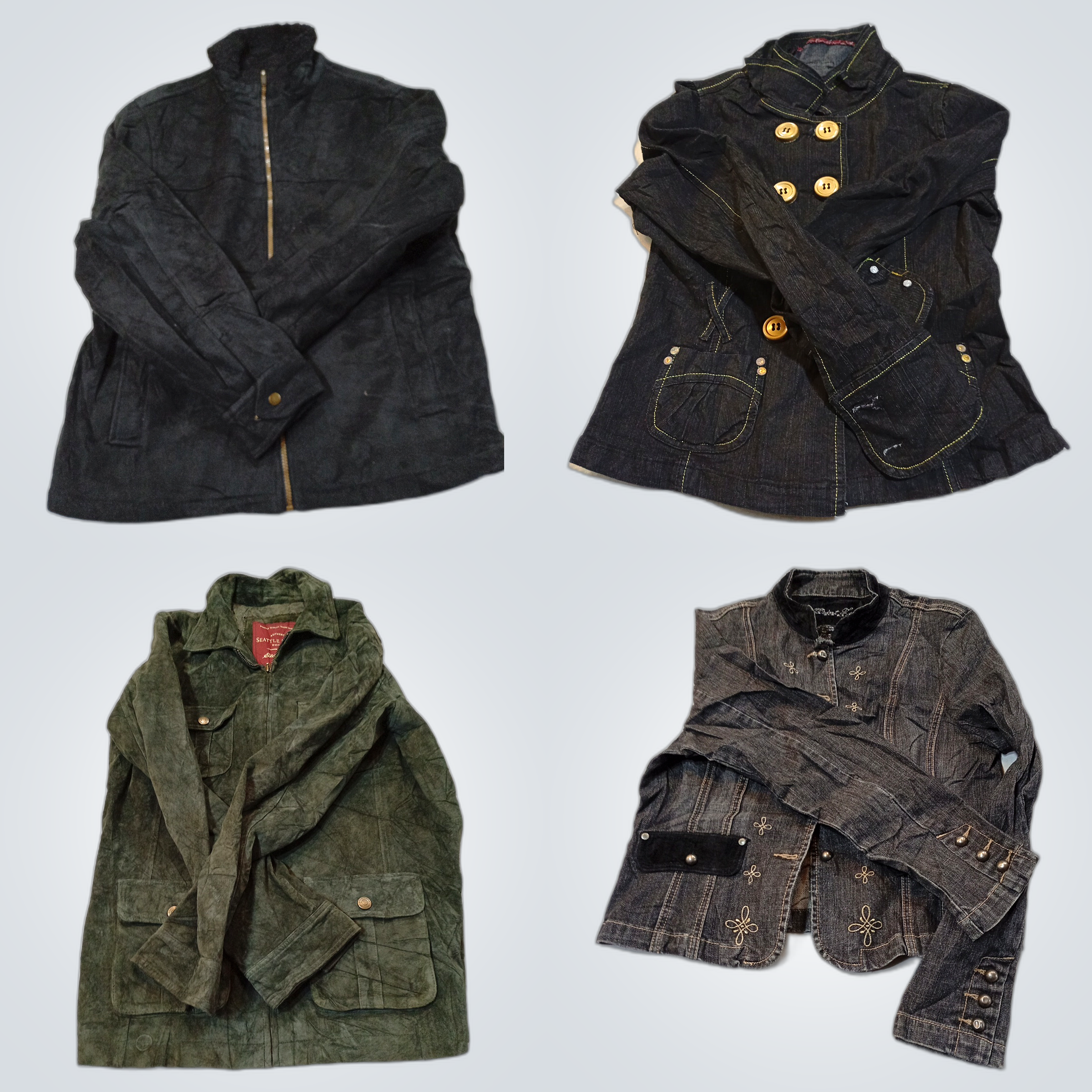 Pacchetto Giacche in Suede e Denim - George Classi..