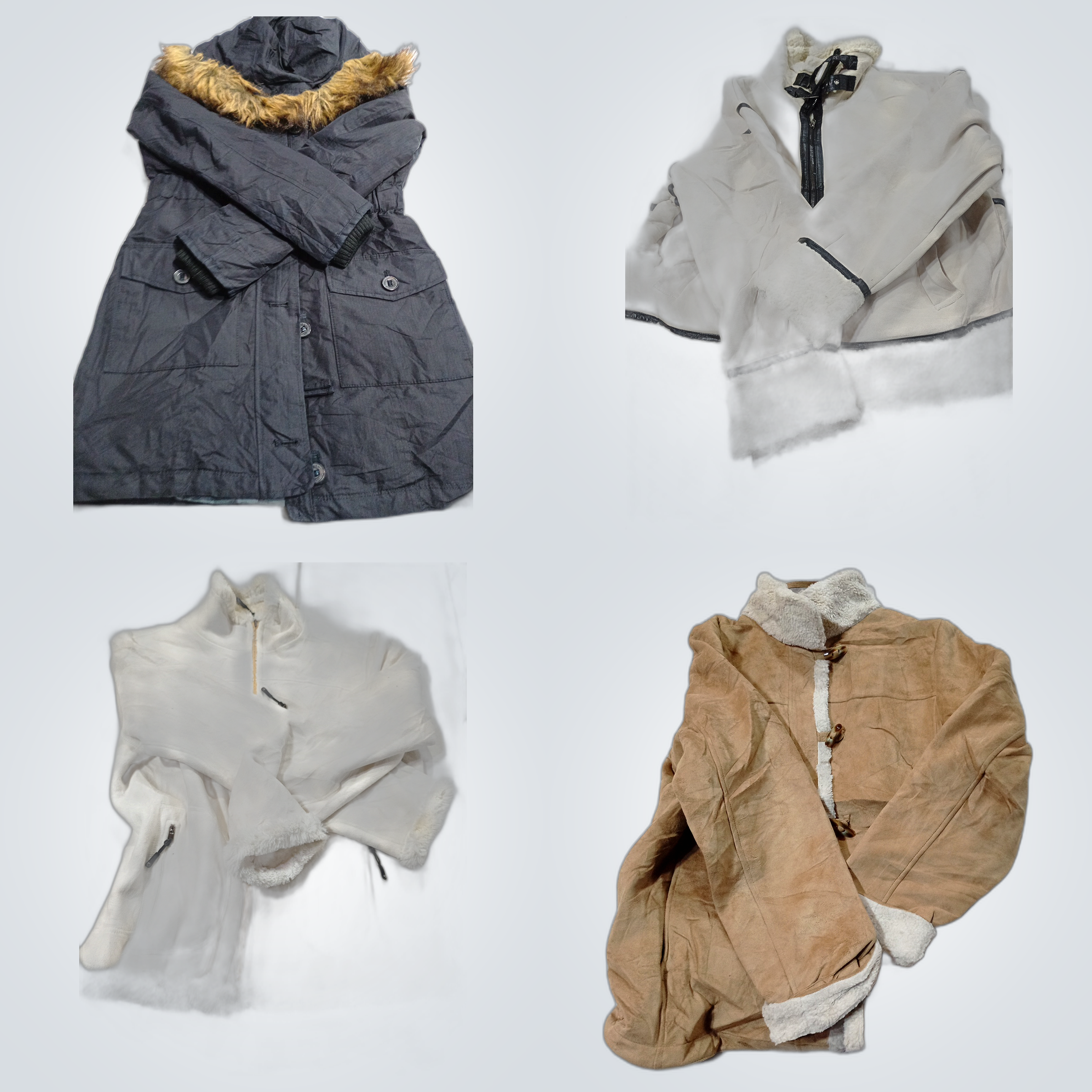 Abercrombie & More Luxury Coat Bundle Shearling Fu..