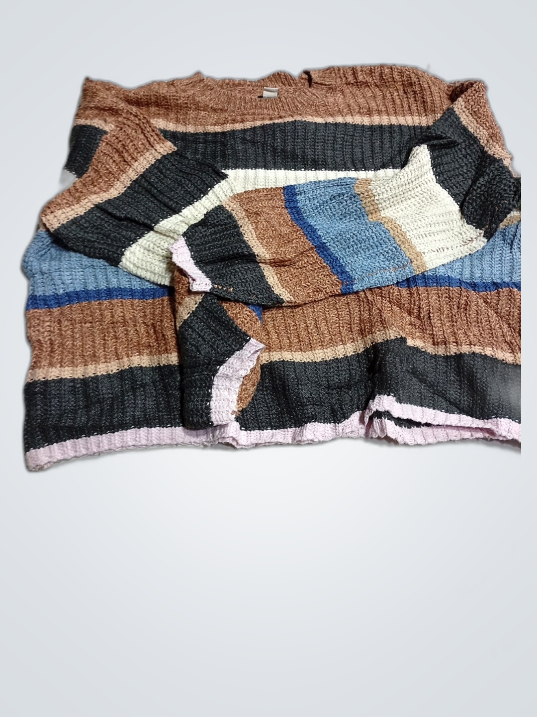 American Eagle Gestreifter Strickpullover