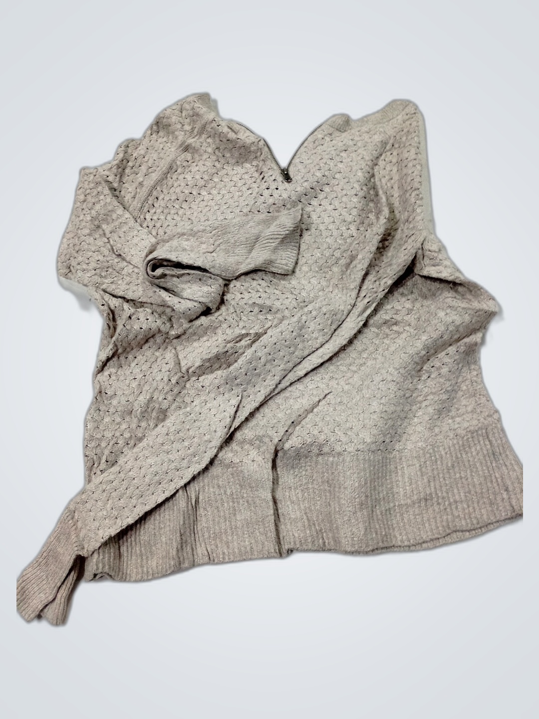 American Eagle Outfitters Beige Knit Sweater