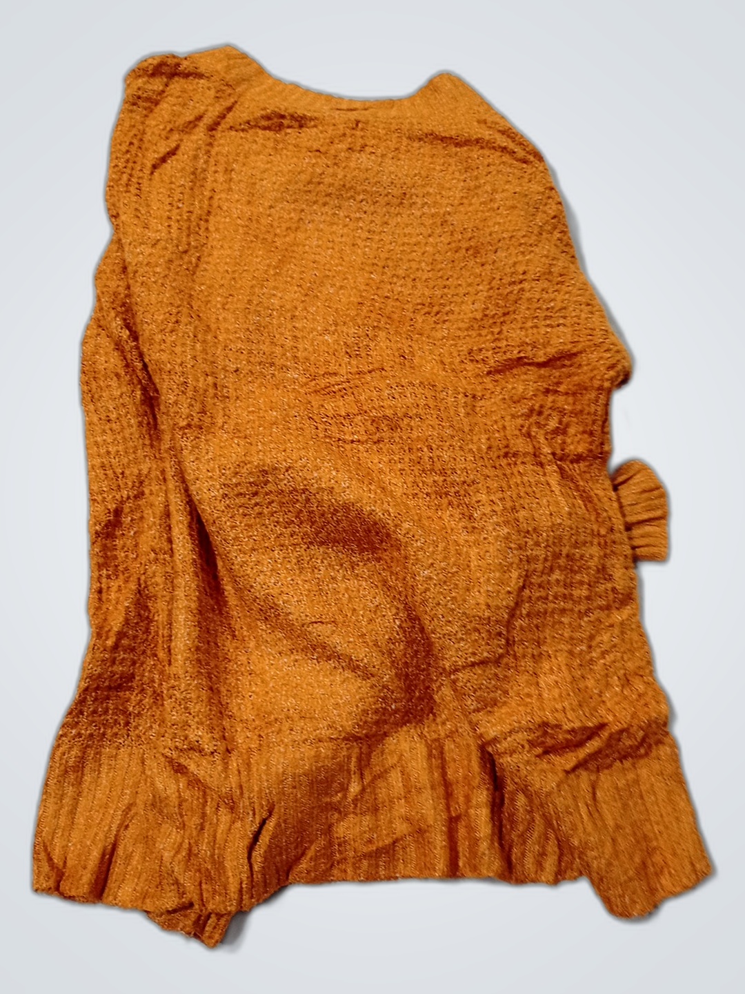 Blusa Texturizada Laranja American Eagle