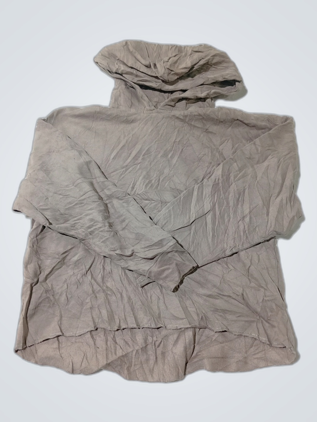 Pull à capuche gris