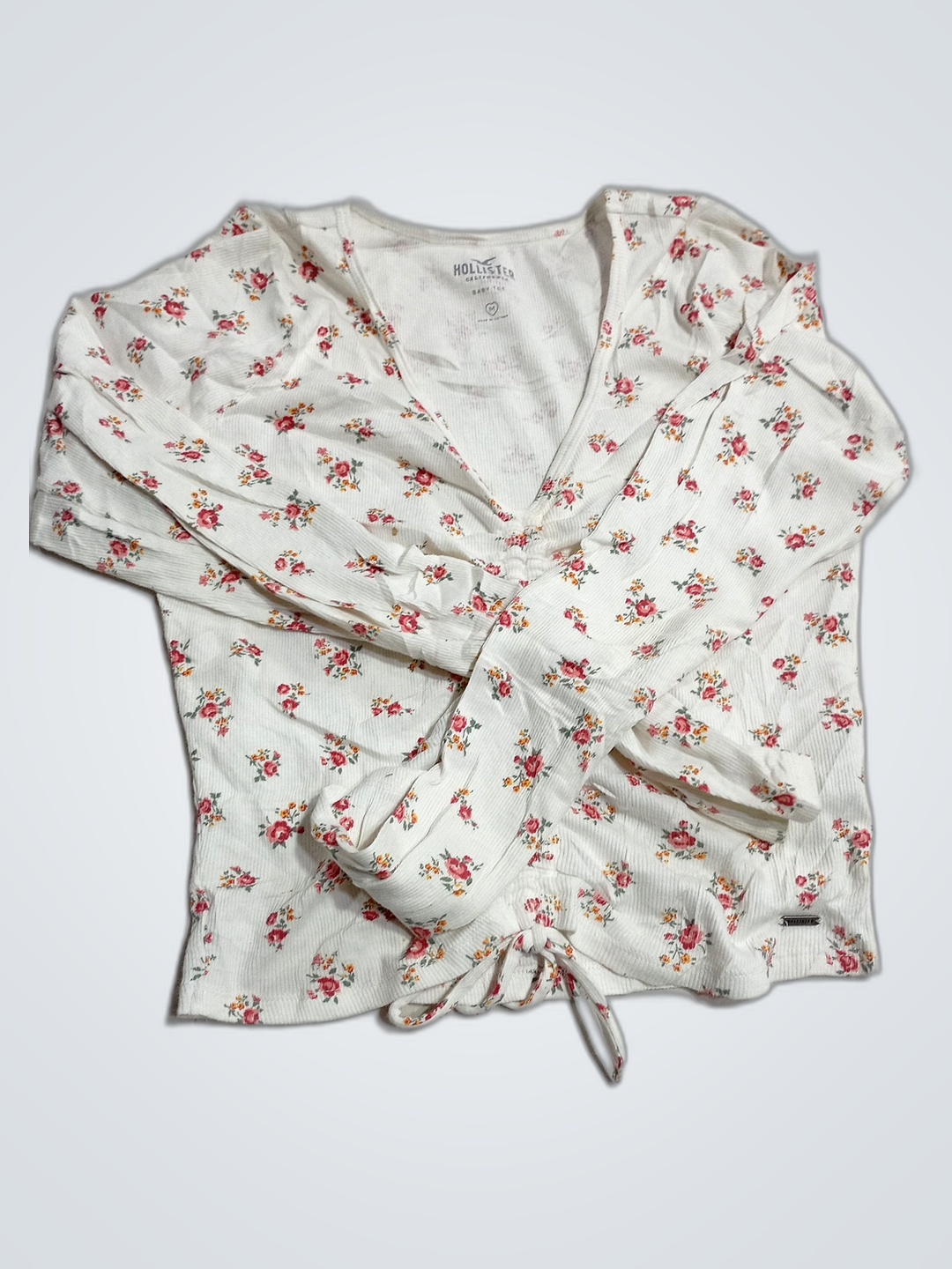 Hollister Floral Baby Tee