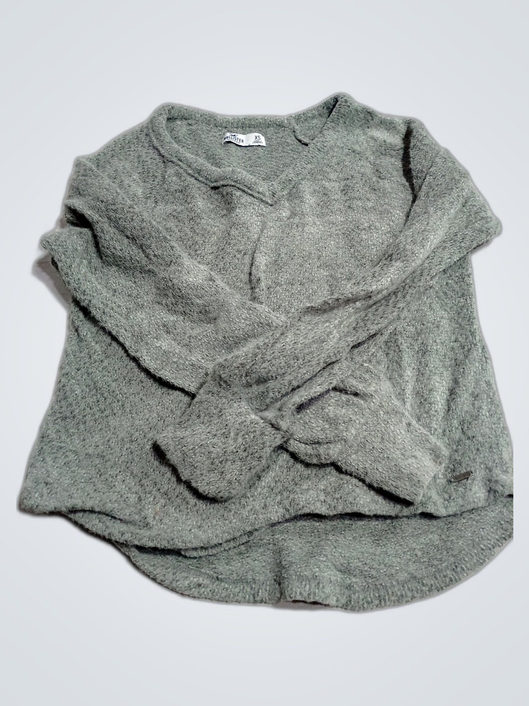 Suéter Cinza Hollister