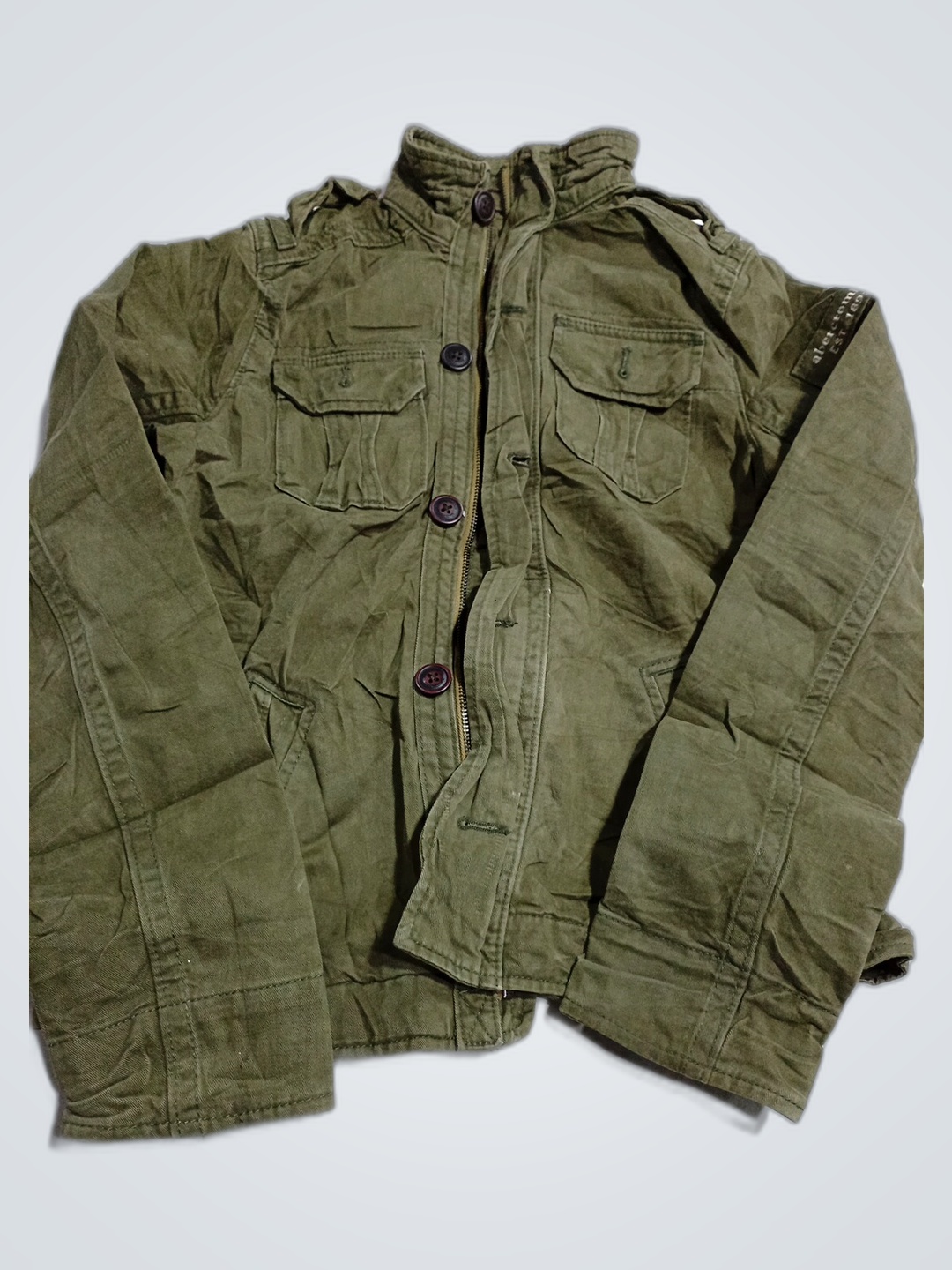 Jaqueta Verde Abercrombie Kids