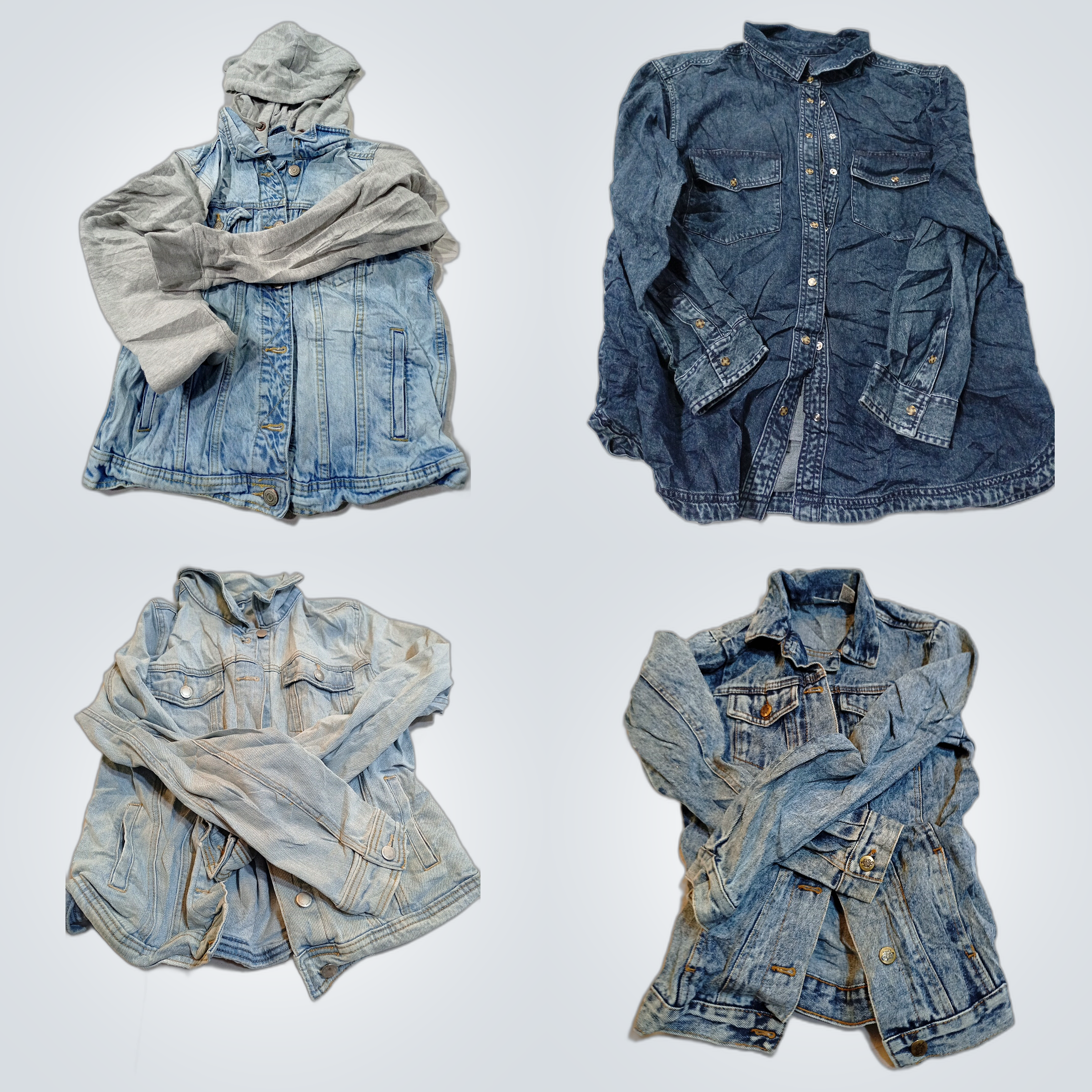 Veste en denim et ensemble de chemises : Aeroposta..