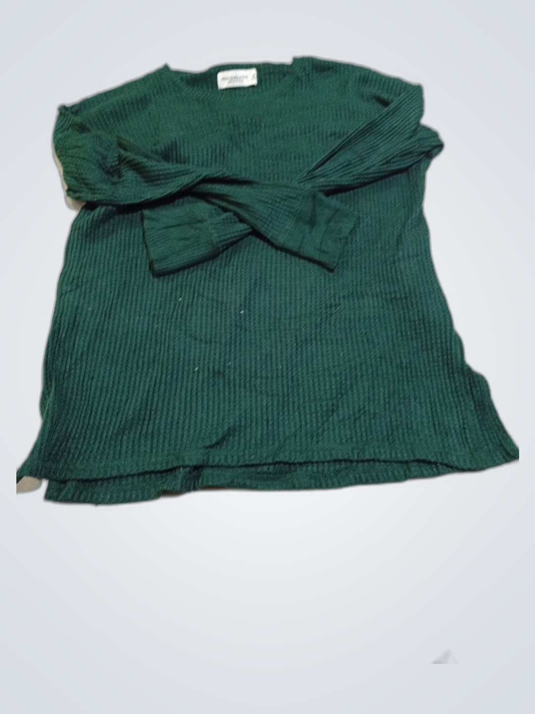 Camiseta de Moletom com Gola Redonda em Flanela So..