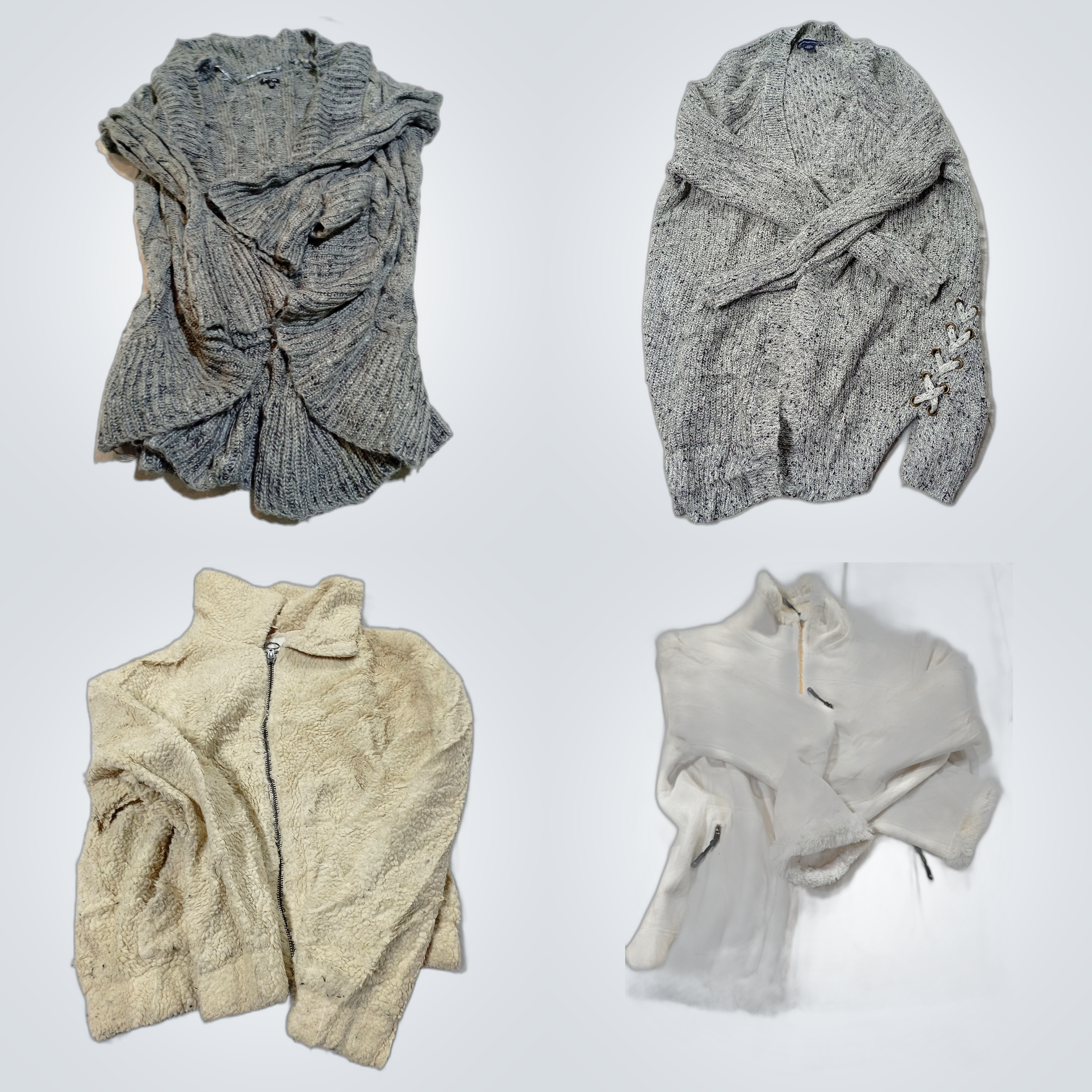 Sanft gebrauchte Pullover- und Jacken-Bundle - AEO..