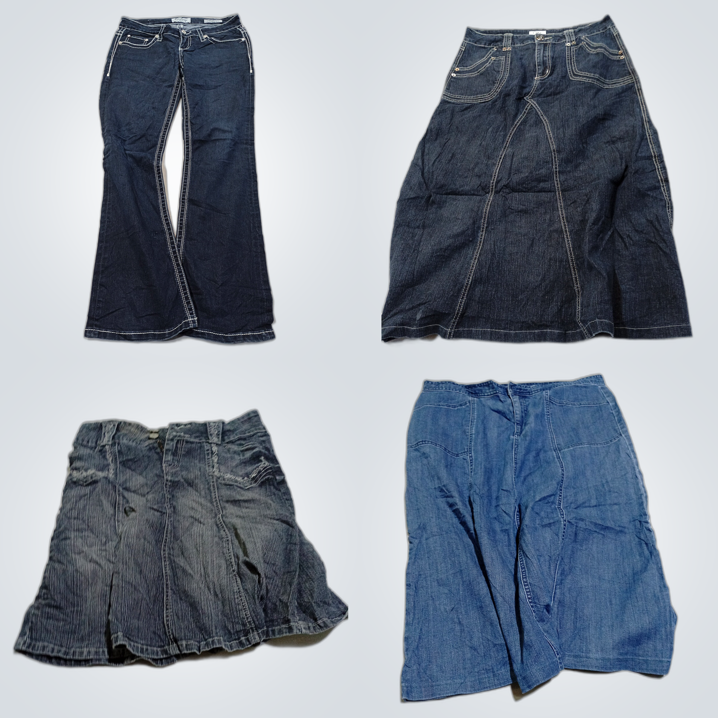 Ensemble Jupes en Jean & Pantalons : Daytrip, CATO..
