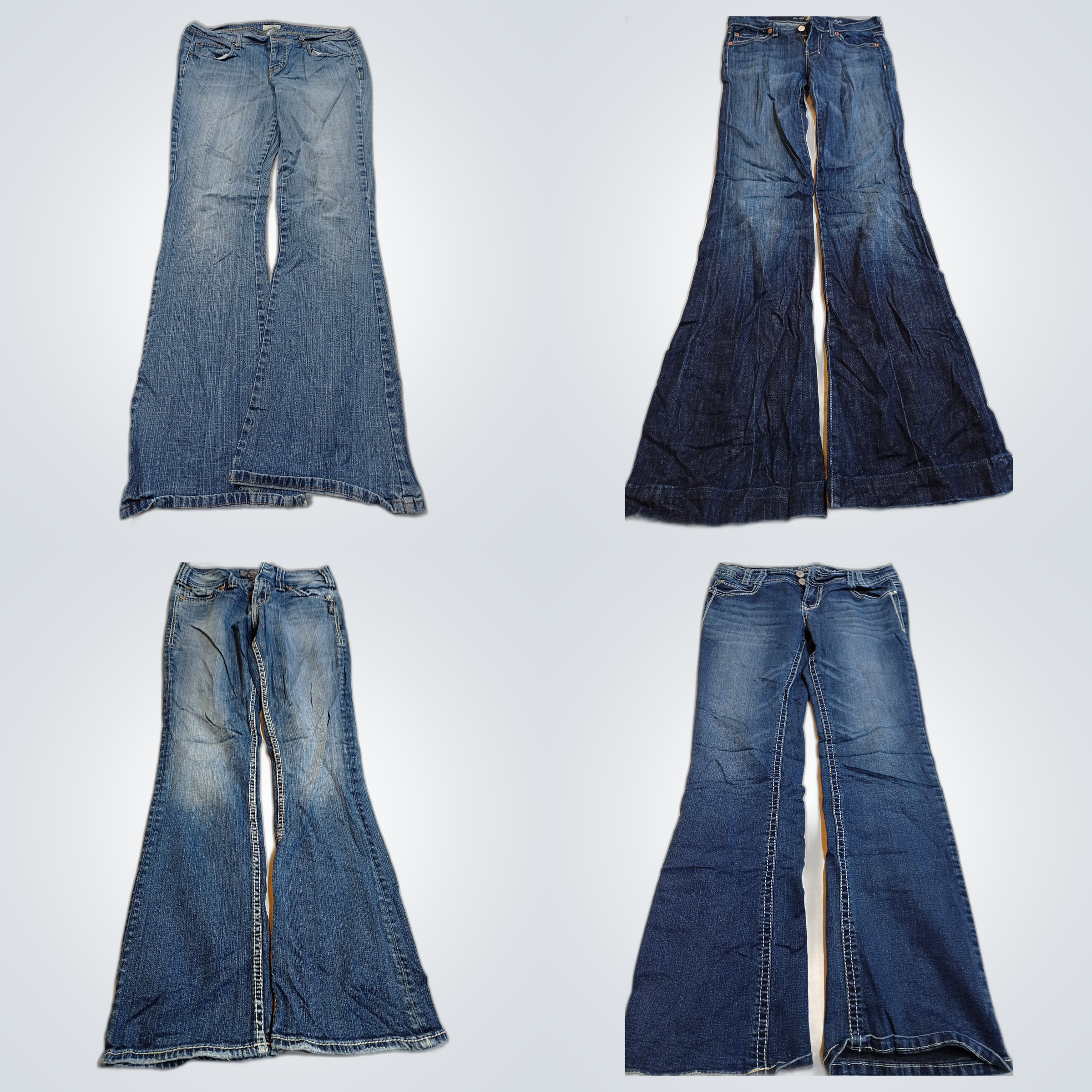 7 For All Mankind Flare Jeans Bundle - 10 Piece Lo..