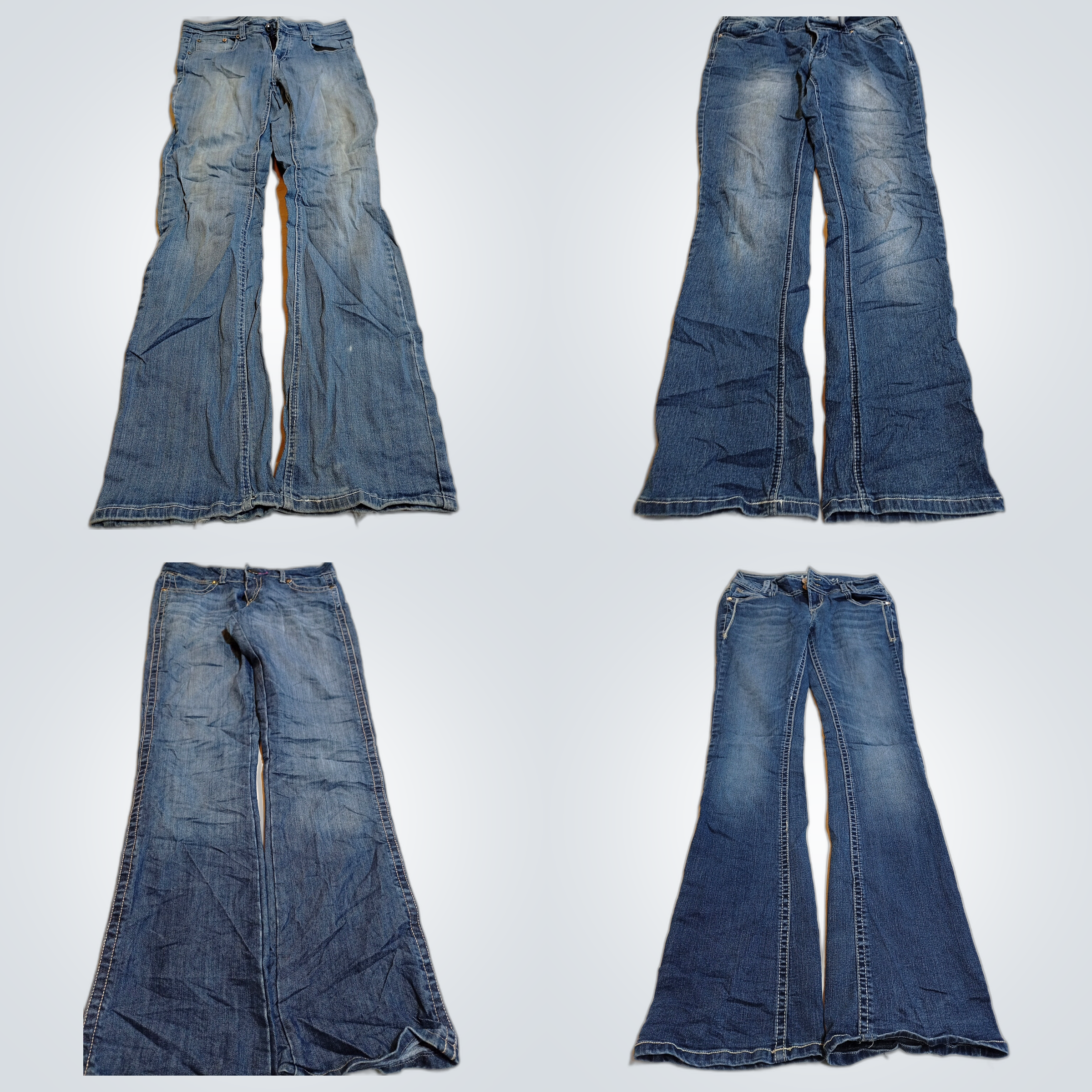 Wrangler Flare Jeans Bundle - 10 Stück Denim Los