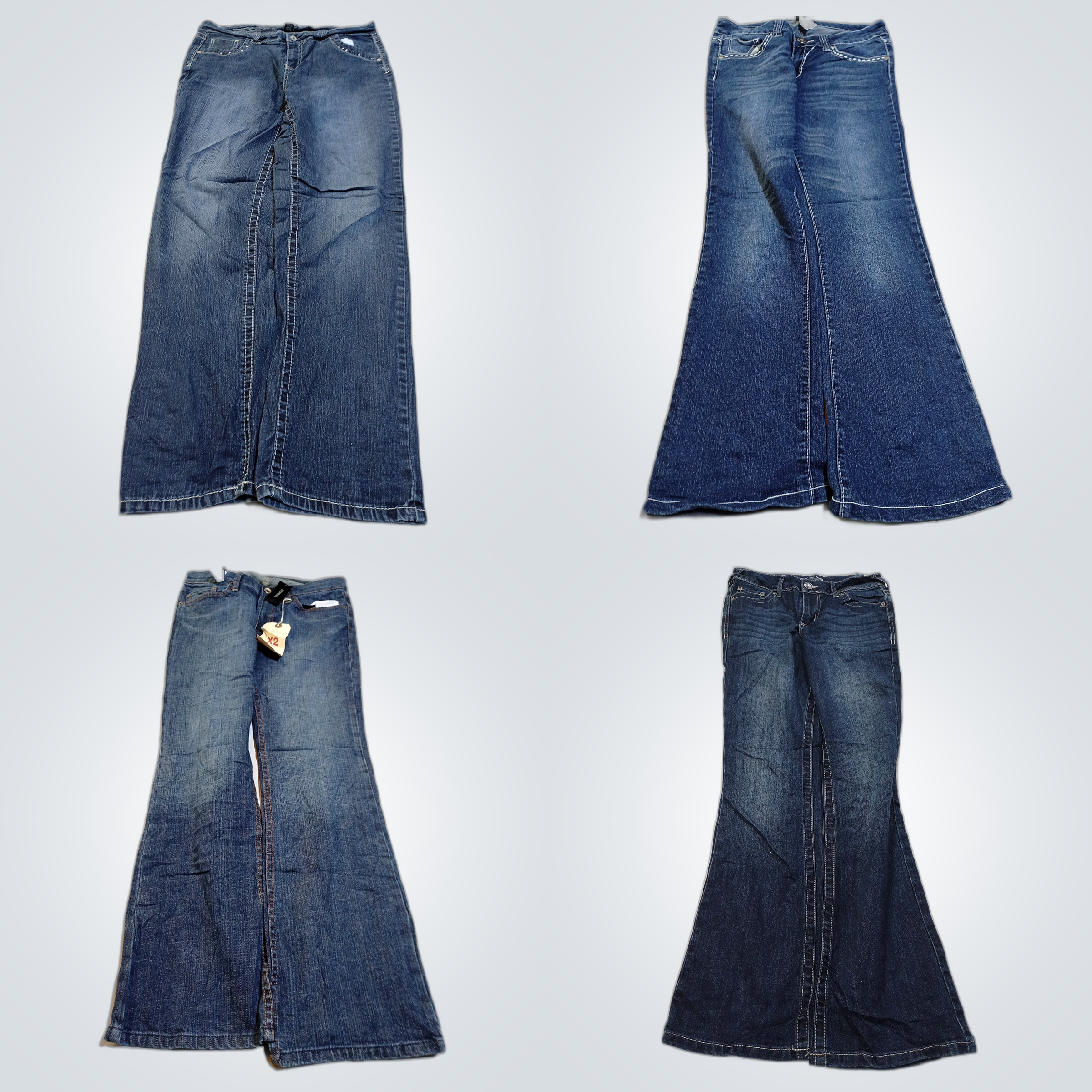 Sanft gebrachter Denim-Bundle: 7-teiliges Mix aus ..