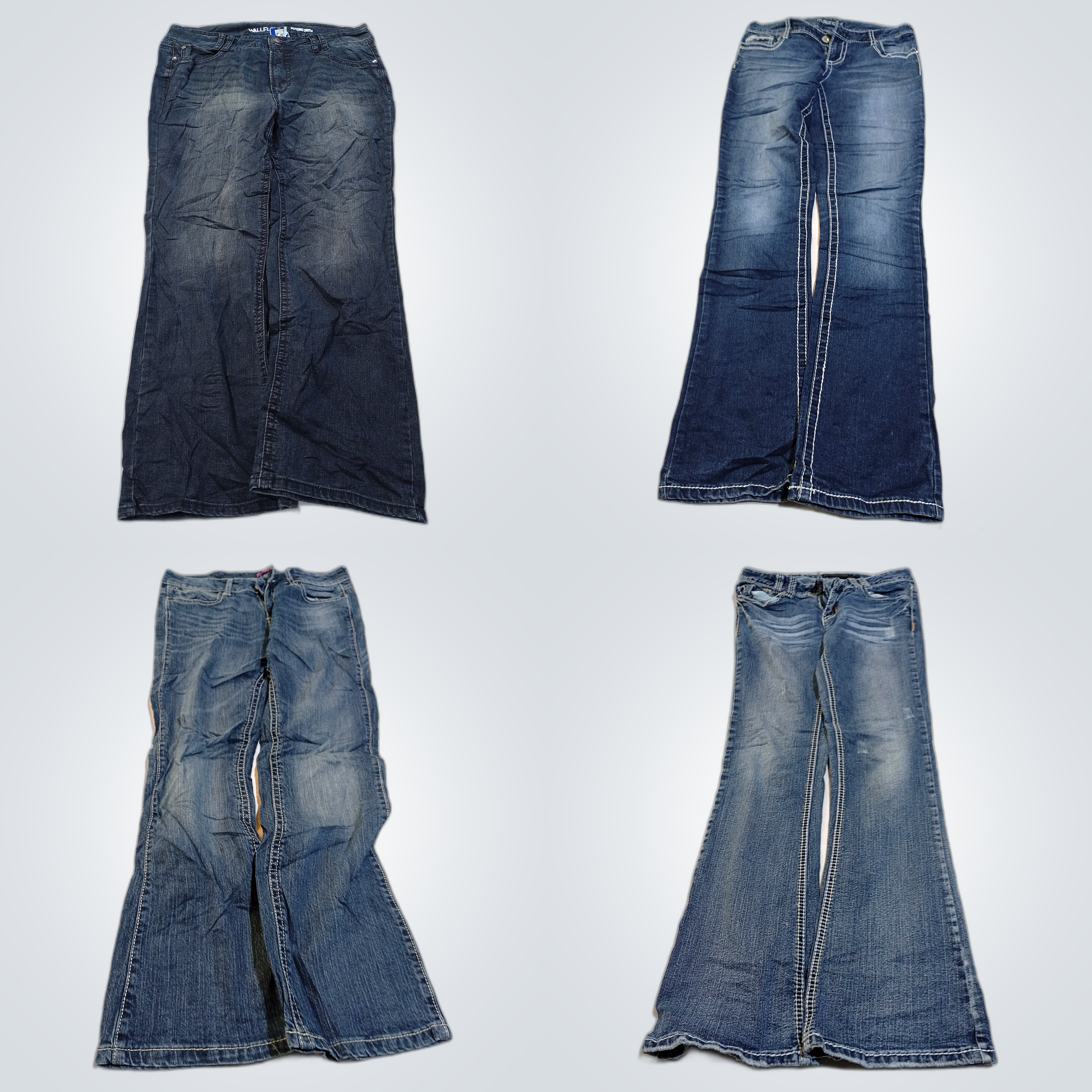 優しく使用されたデニムバンドル：Calvin Klein、7 For All Mankind、Wal..