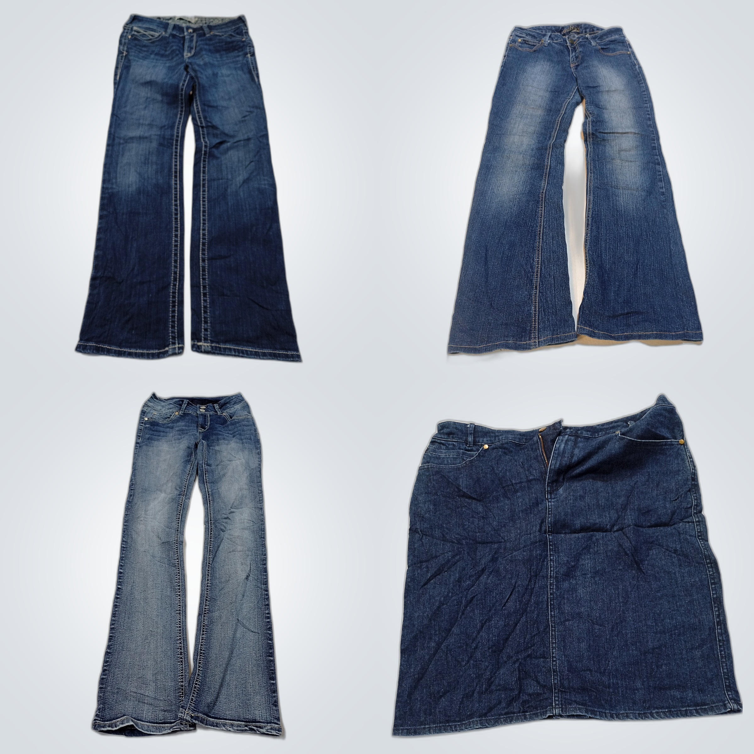 Pacchetto di Denim Designer: Ariat, 7 For All Mank..