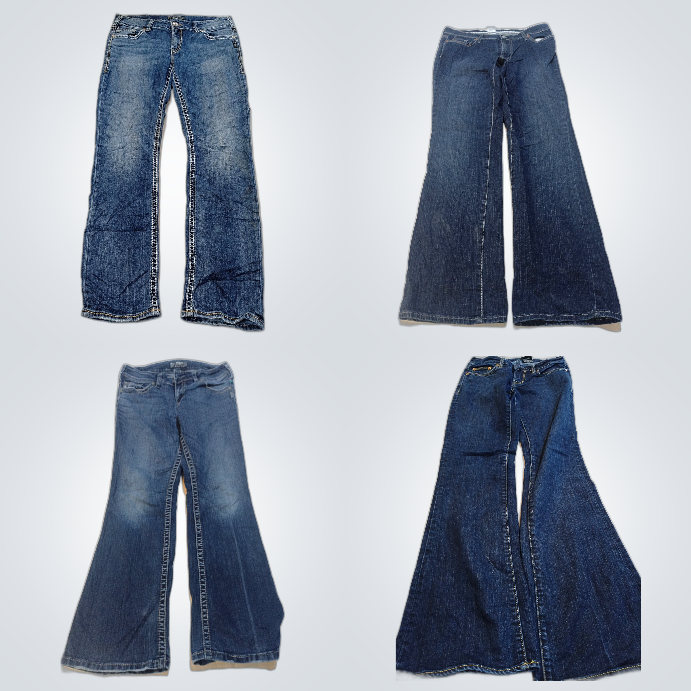 Ensemble de denim design : Silven, Calvin Klein, 7..