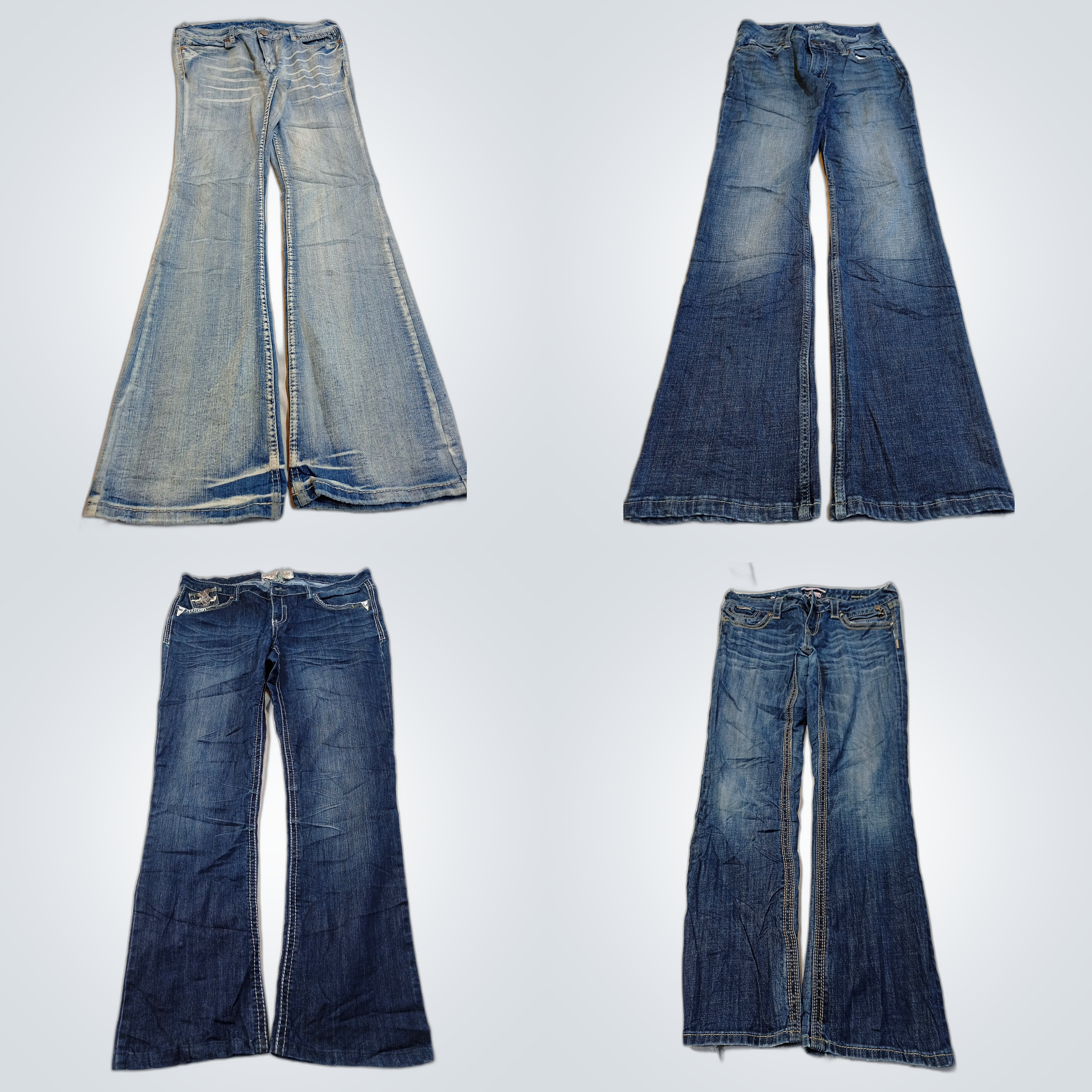 Ensemble de Denim Légèrement Usagé : Wrangler, 7 F..