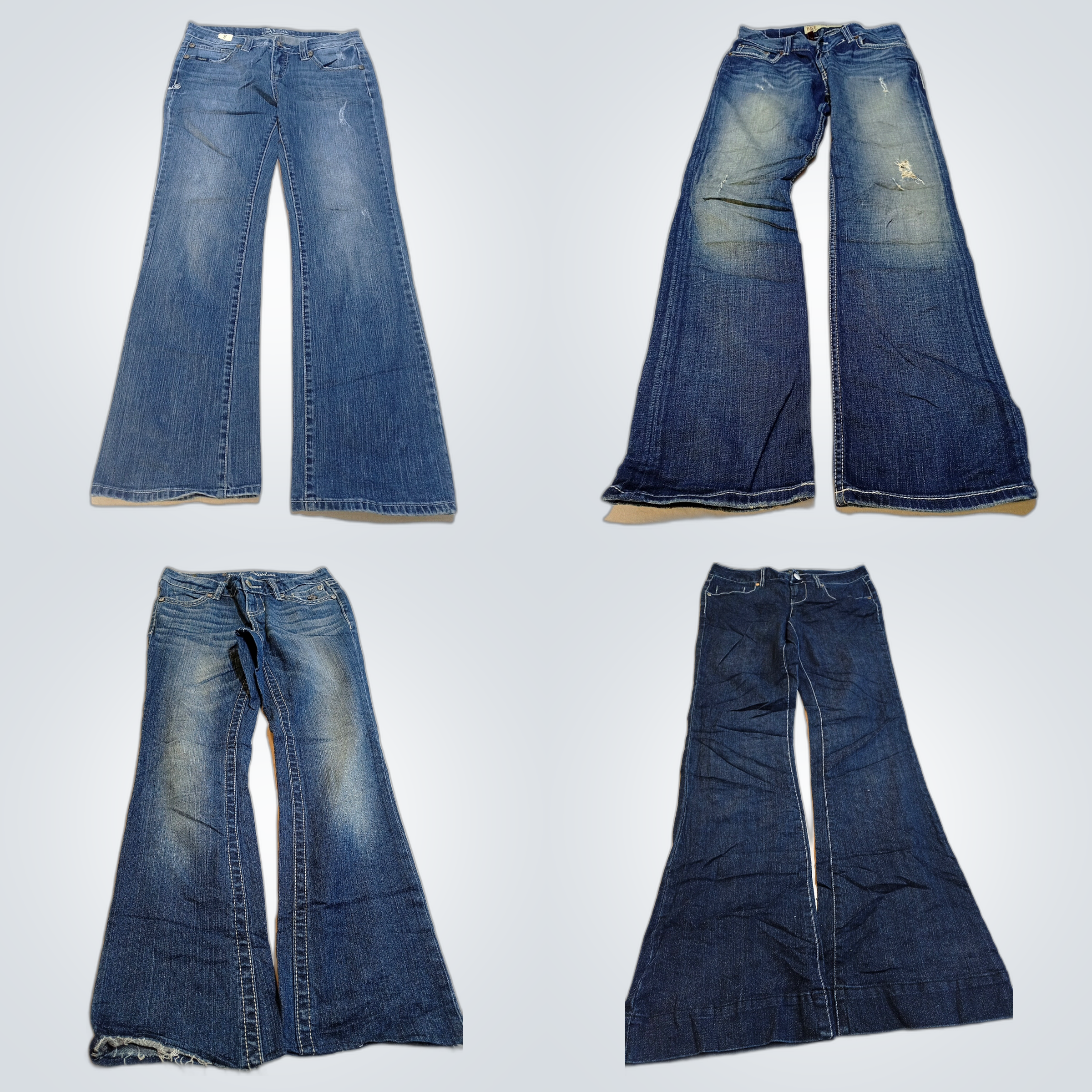 Flare & Straight Jeans Bundle - Adiktd, BKE, Harle..