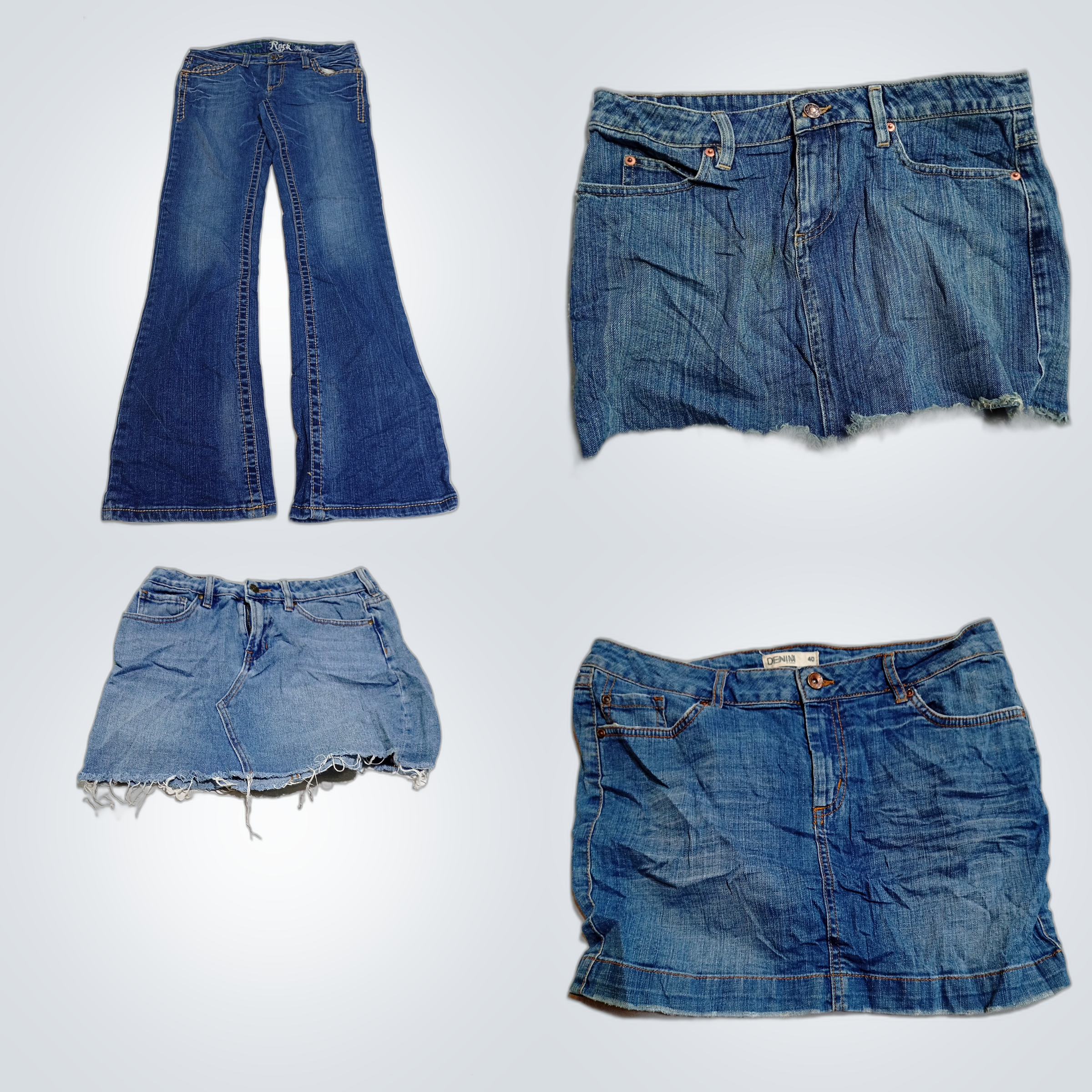 Rock & Republic & Lee Jeans + Lote de 5 Faldas de ..