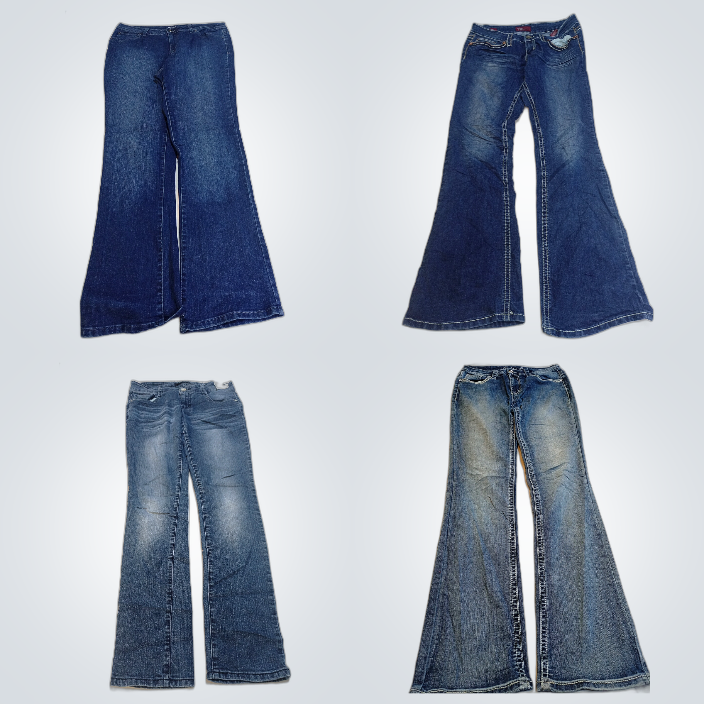 Pacote de Jeans Denim Levemente Usados: Guess, Hol..