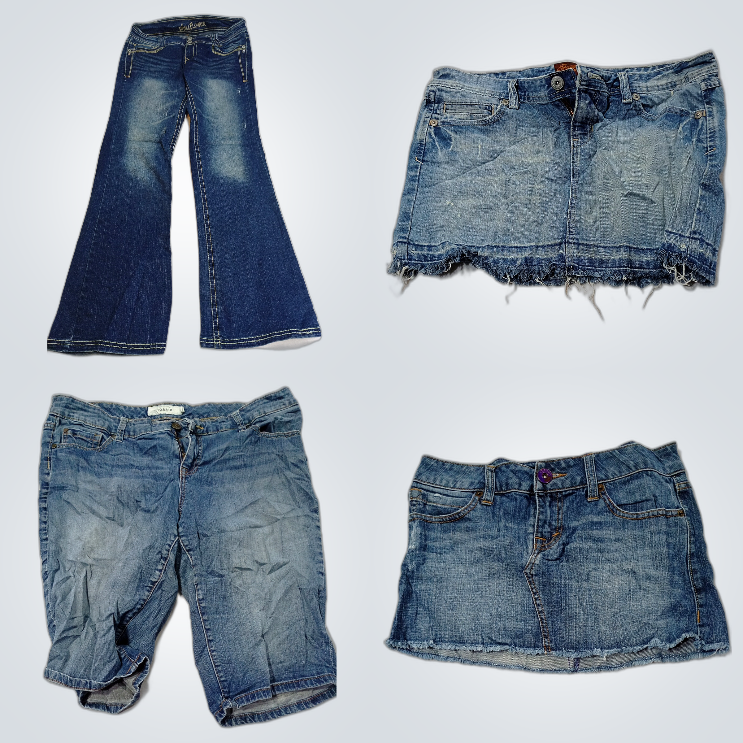 Paquete de Delicia de Denim: Wallflower, Aeroposta..