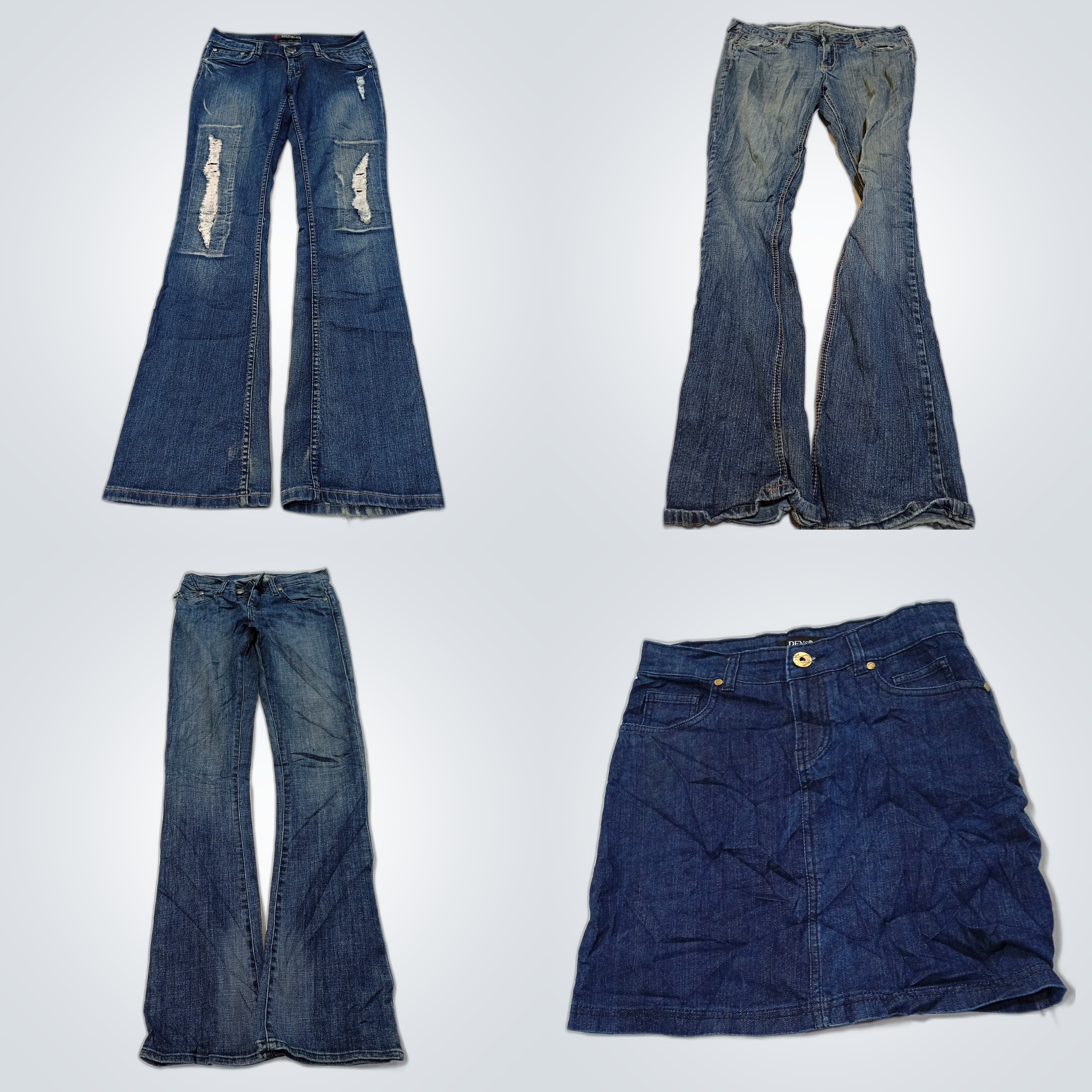 Flare Jeans & Denim Röcke Bundle - Brooklyn, Rock ..
