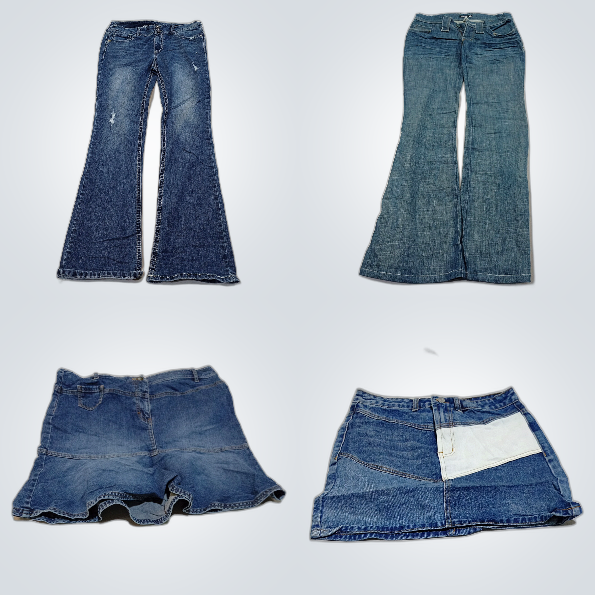 Bundle di Denim Leggermente Utilizzati: LOFT, Wall..