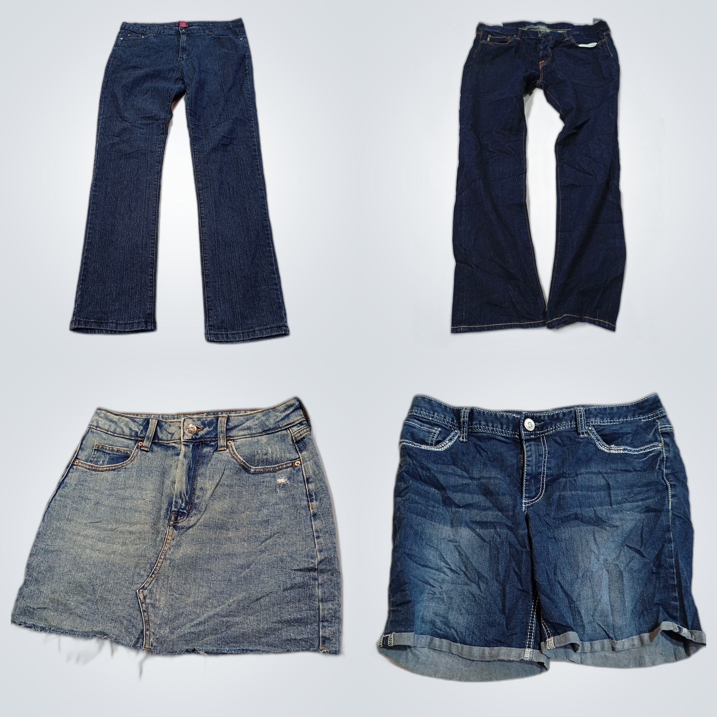 Pacchetto di denim usato leggermente: A&F, America..