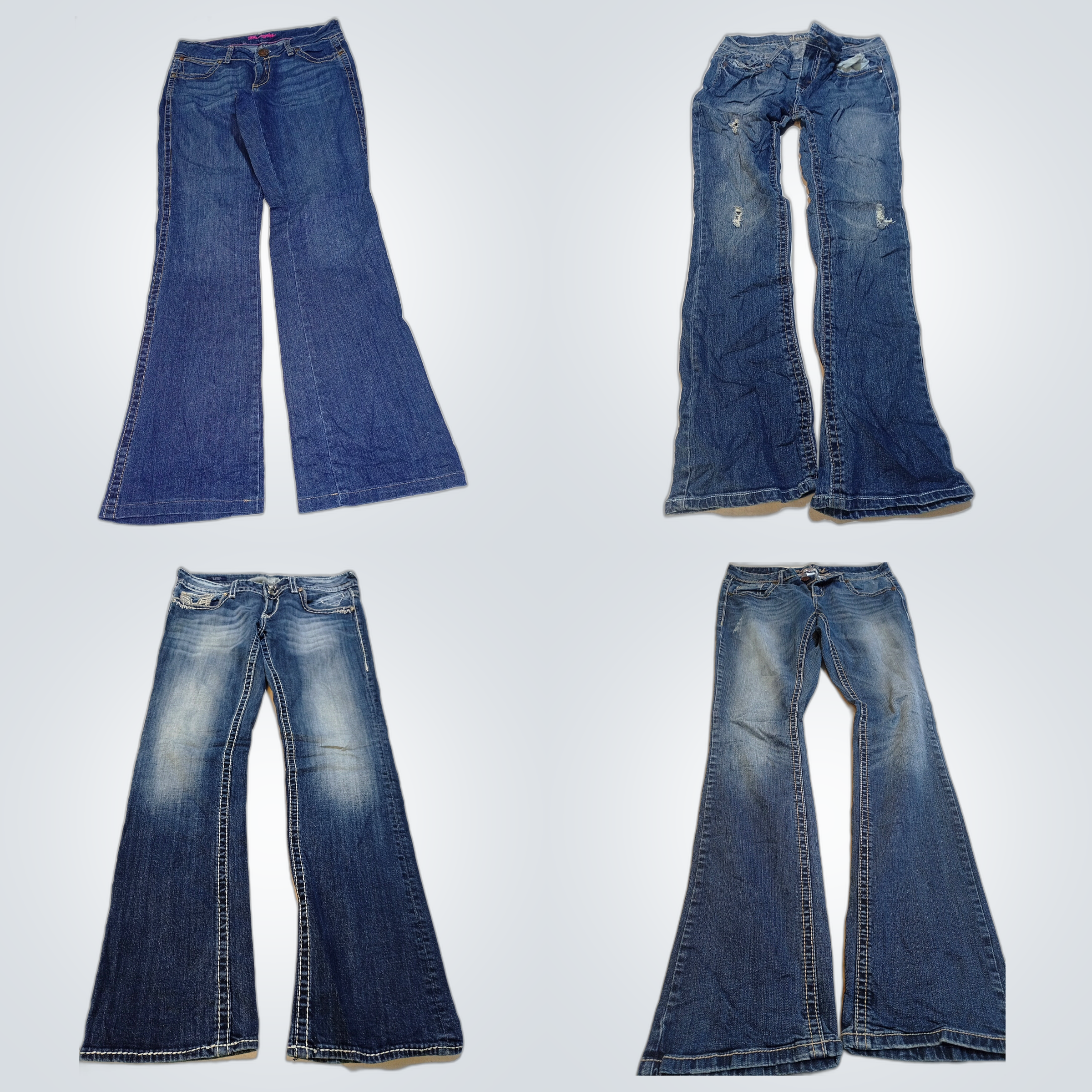 Flare Jeans Bundle: Wrangler, 7 For All Mankind, W..