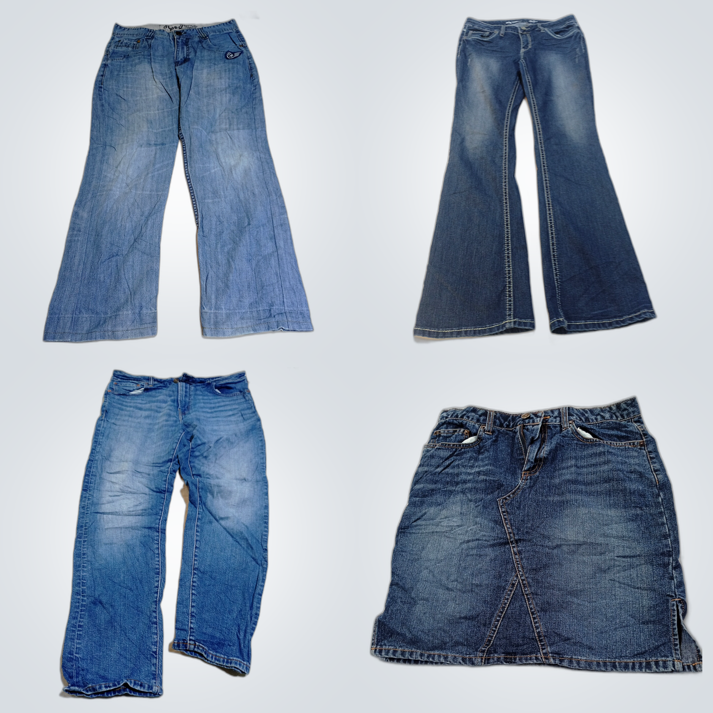 Sanft verwendetes Denim-Bundle: American Eagle, Ro..
