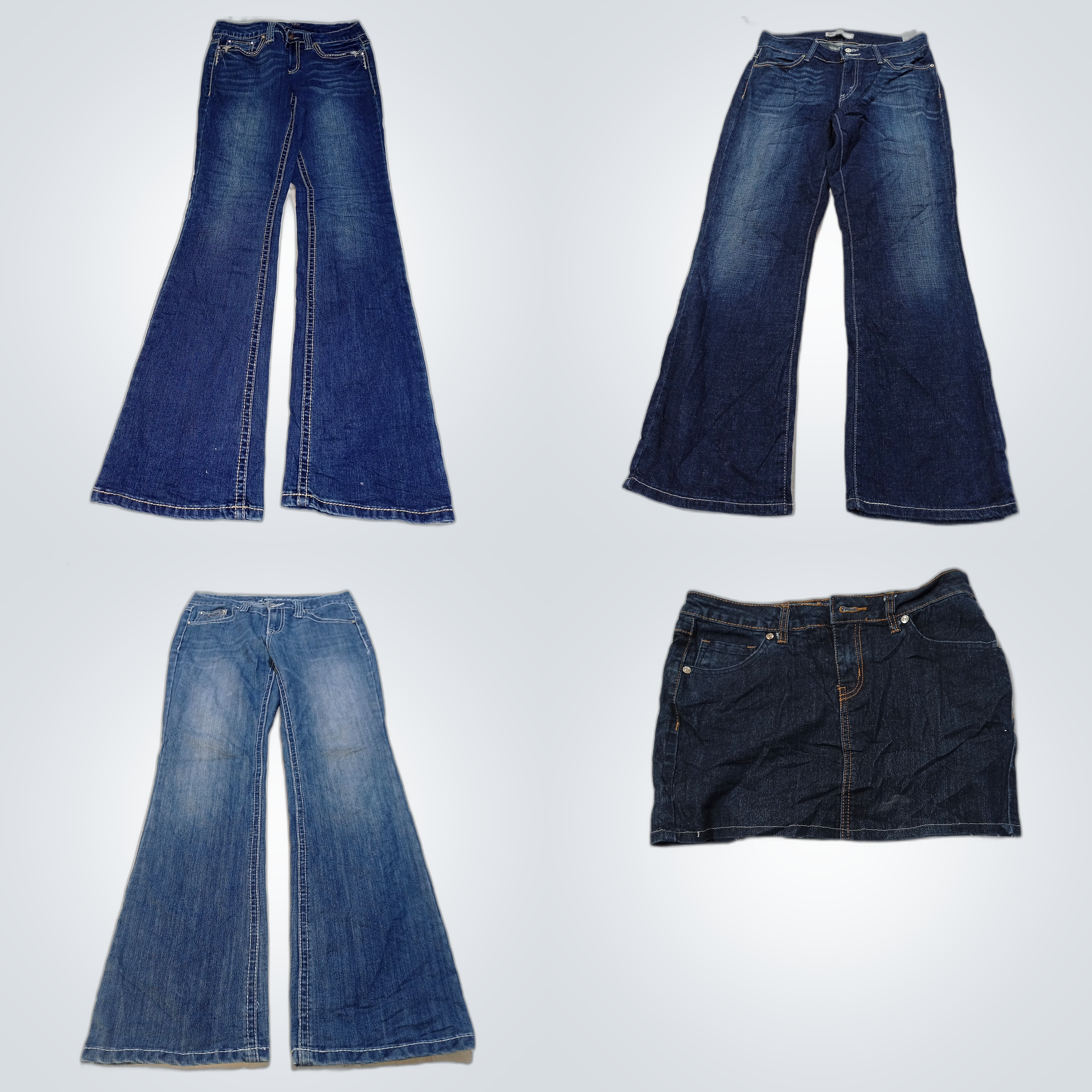 Denim Bundle: Wrangler, Lands' End, Linc Denim & M..