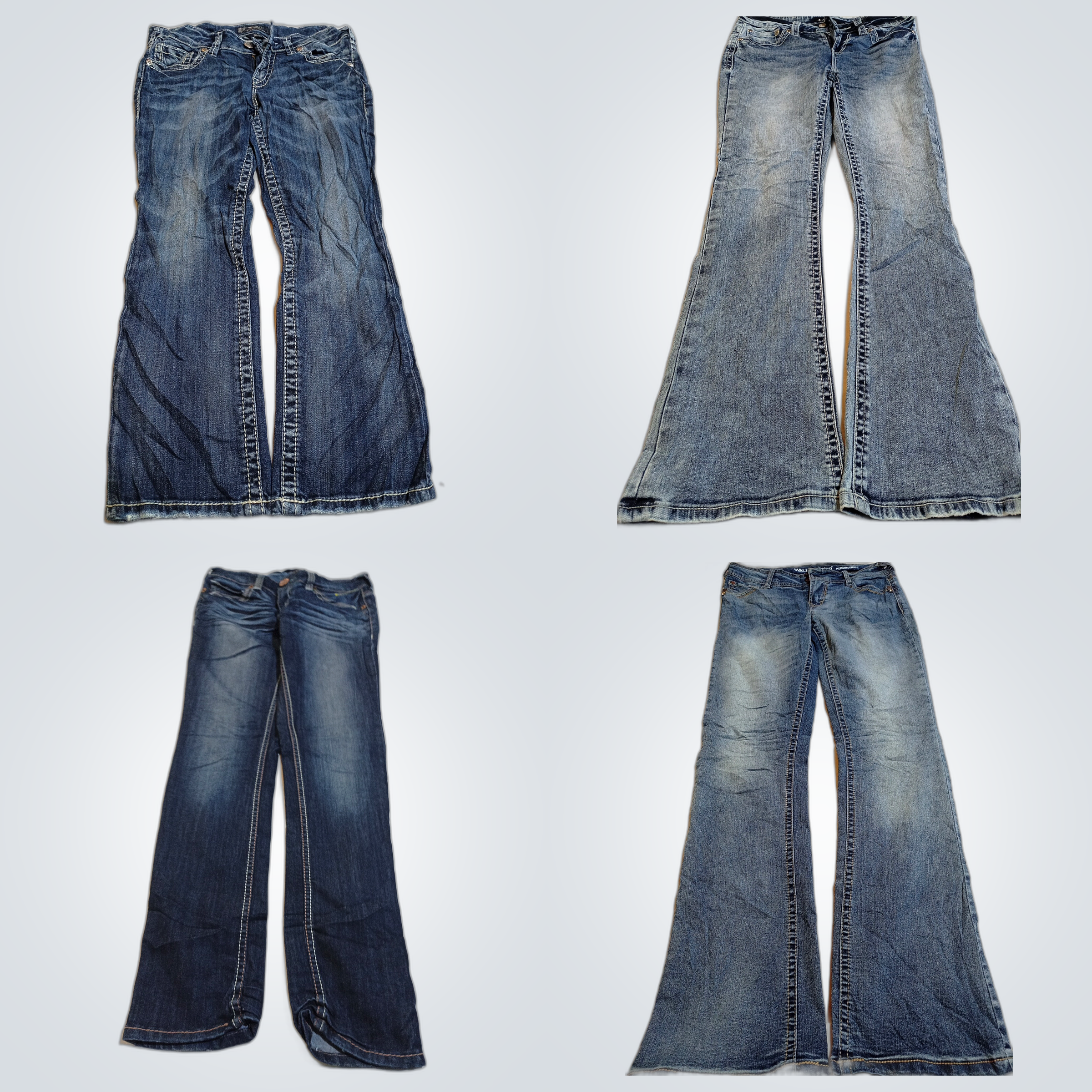 デザイナーデニムバンドル：7 For All Mankind、Fleur、Mija その他のジーンズ