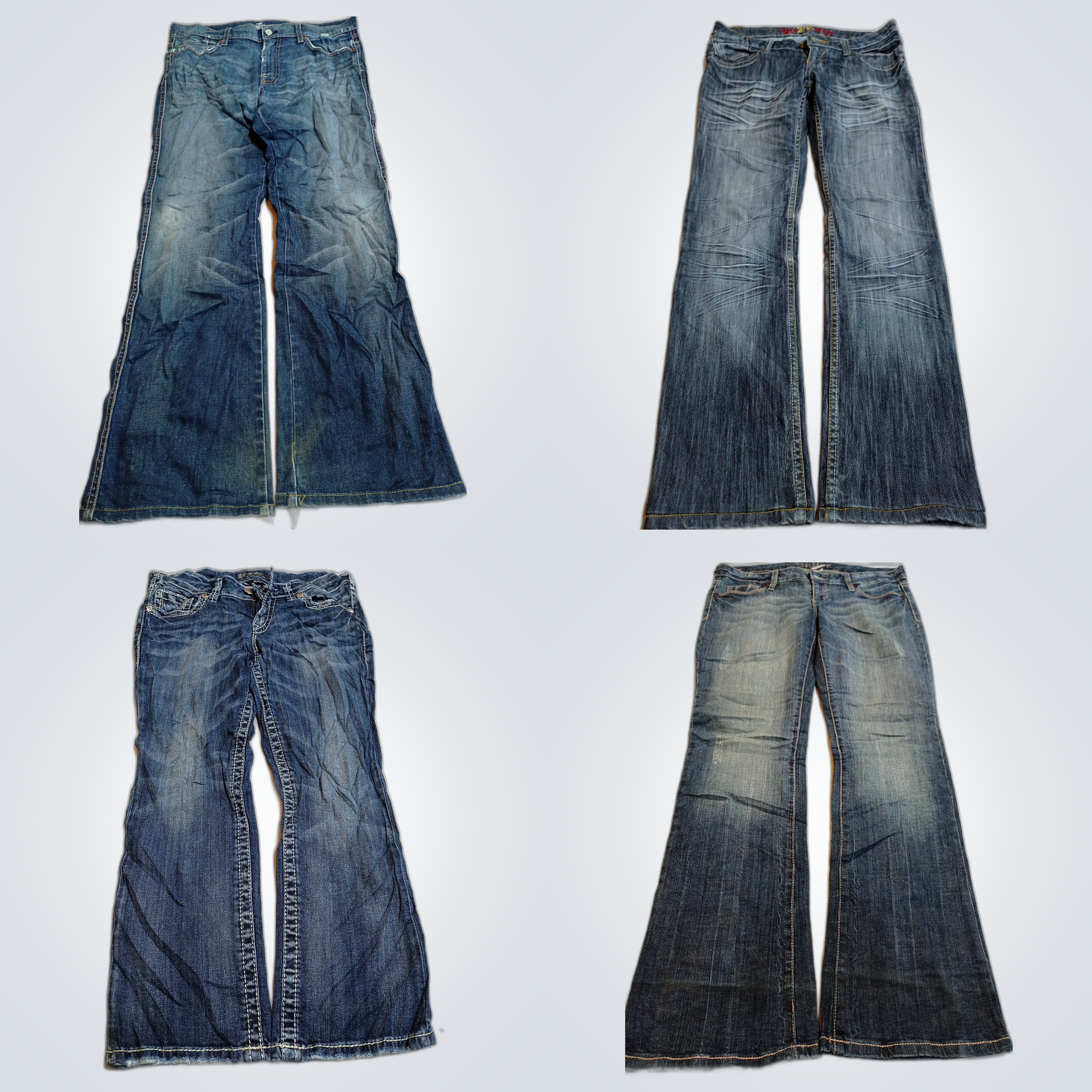 「7 For All Mankind ブーツカットジーンズバンドル - 10ピースロット」