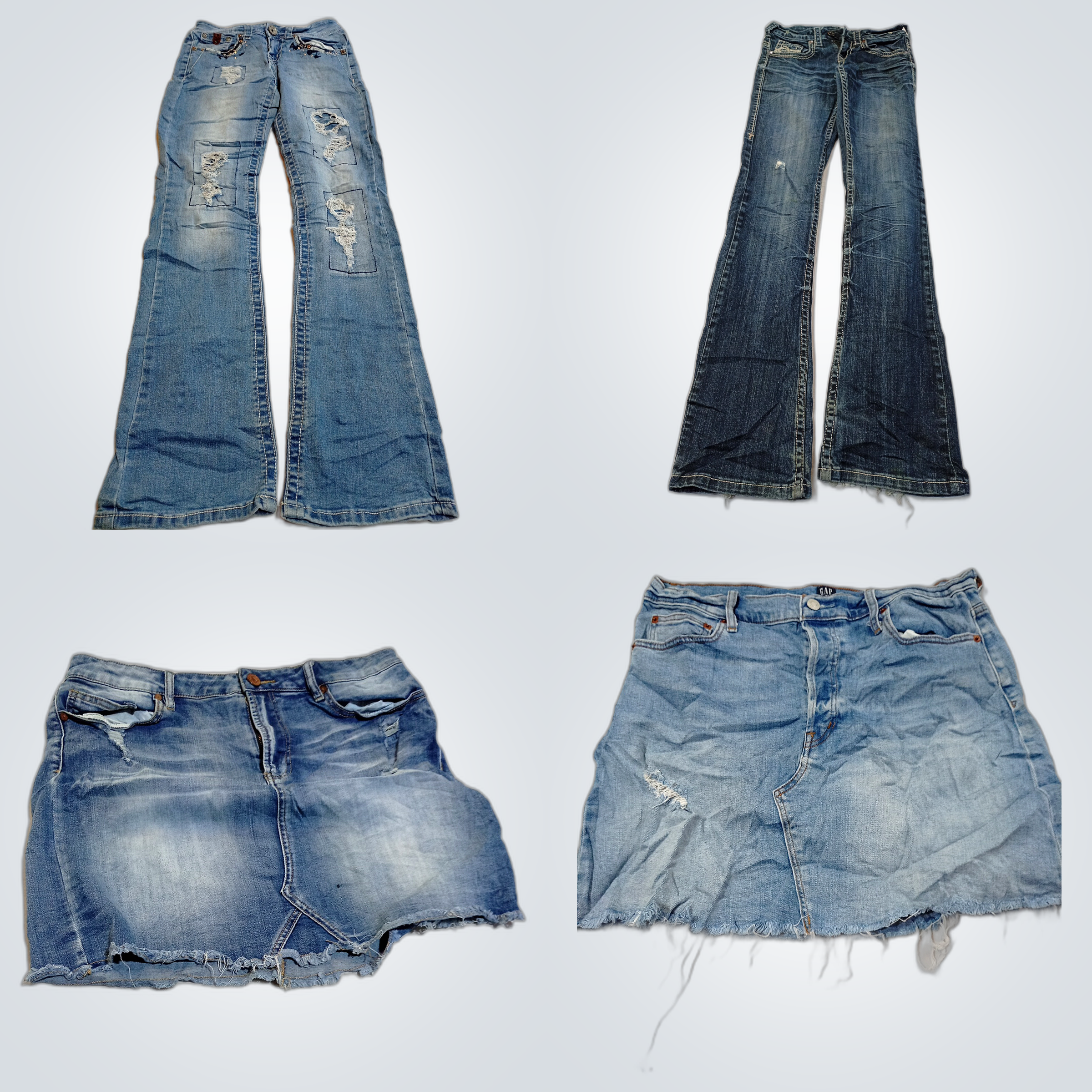 Ensemble de denim légèrement utilisé : Sexy Coutur..