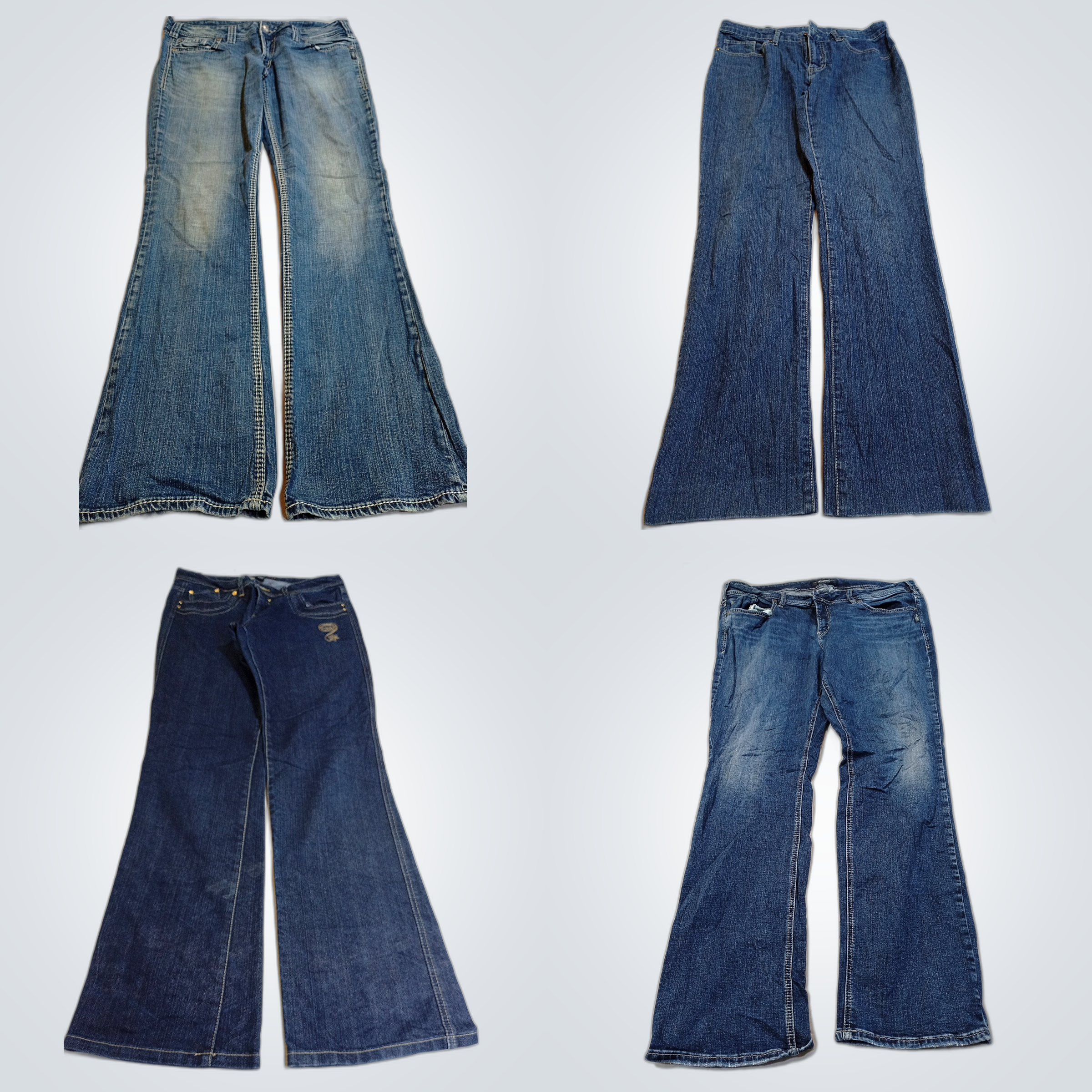 Paquete de mezclilla: Suki, ecred y Aeropostale Fl..