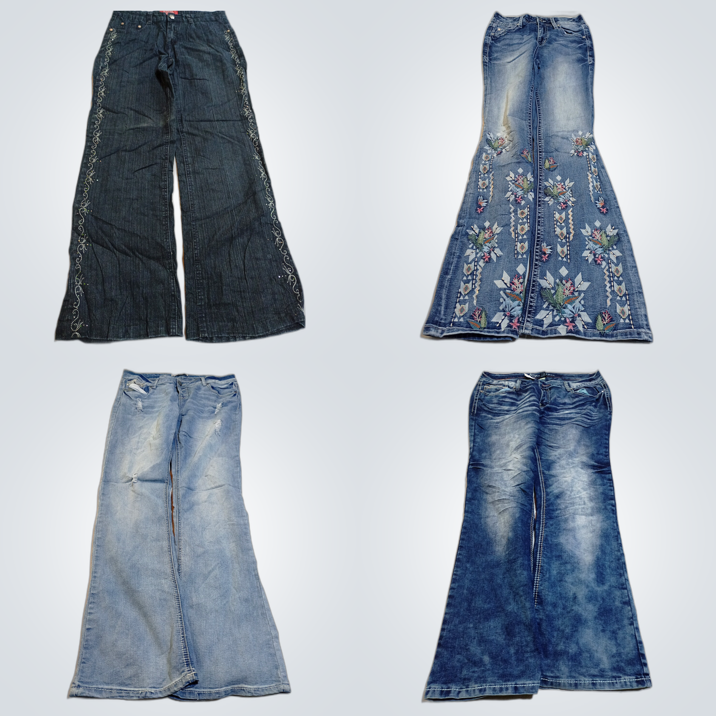 Paquete de Jeans y Falda de Diseñador - Miss Me, A..