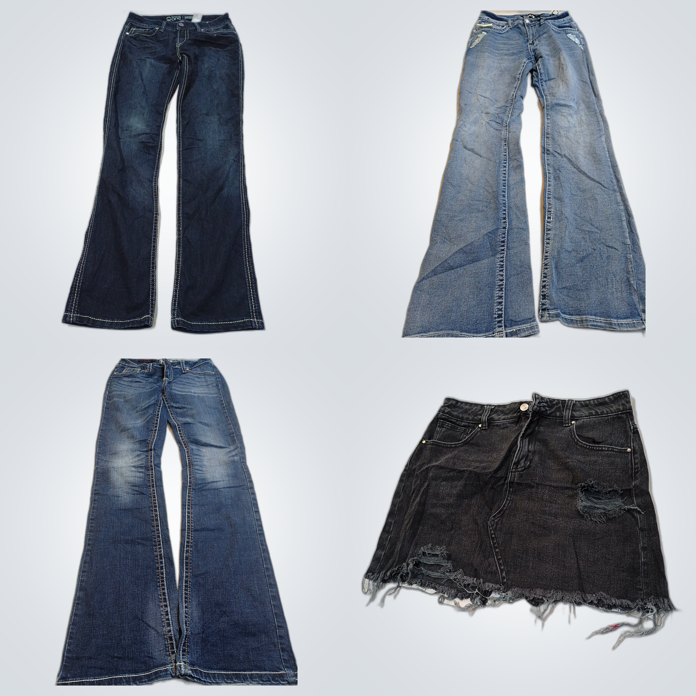 Pacco di denim usato con cura: Warehouse One, Rock..