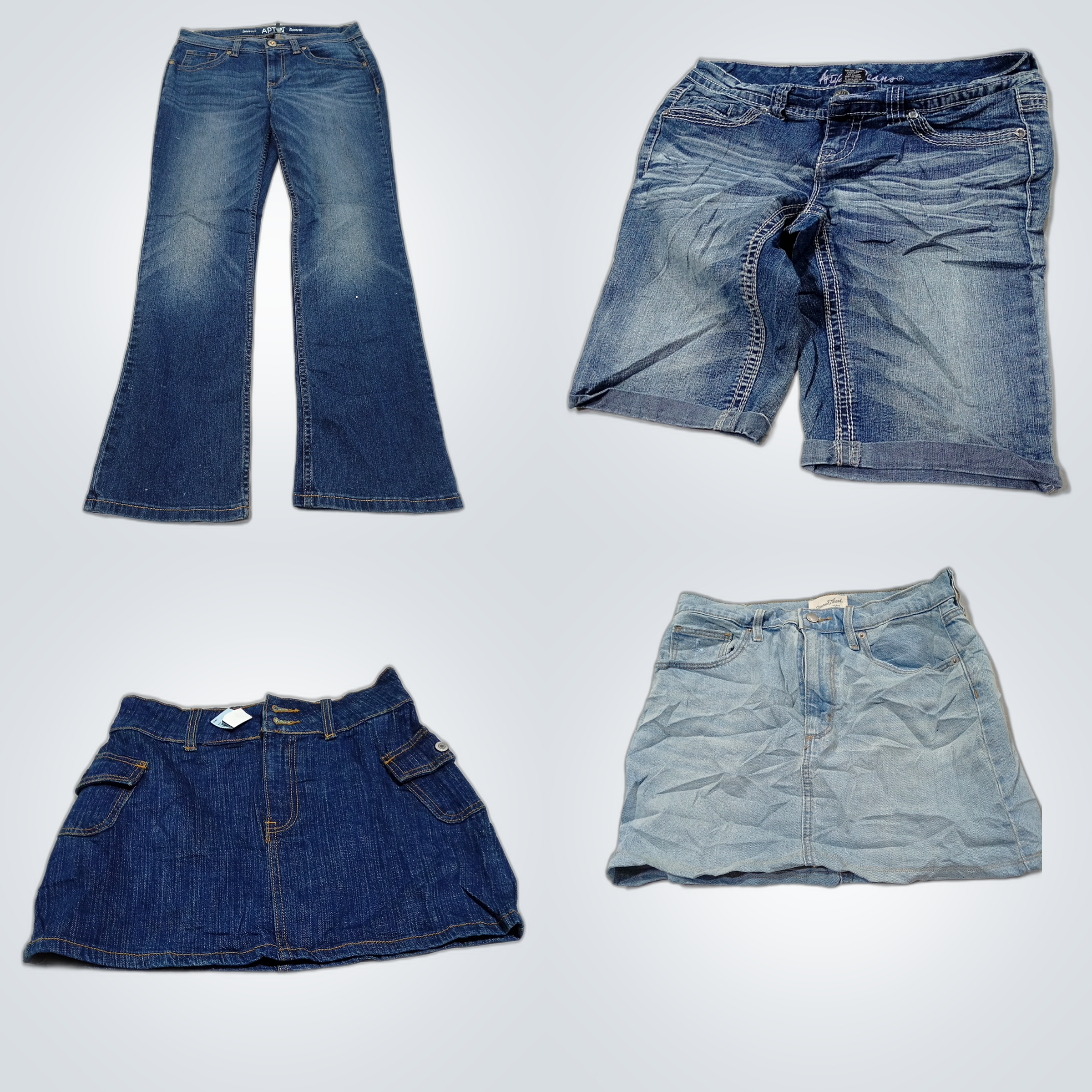 Denim Bundle: APT.19 Jeans, Mysticana Shorts & 2 S..