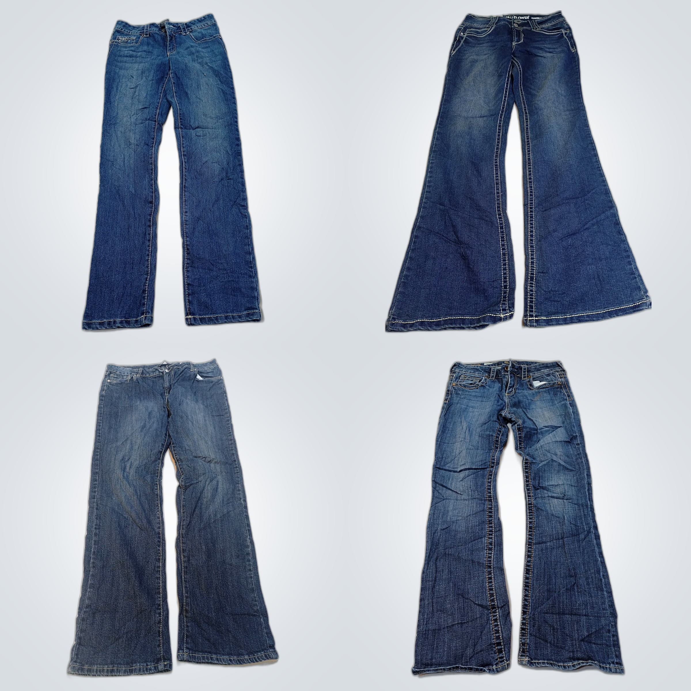 Gently Used Denim Bundle: 7 For All Mankind, Faded..
