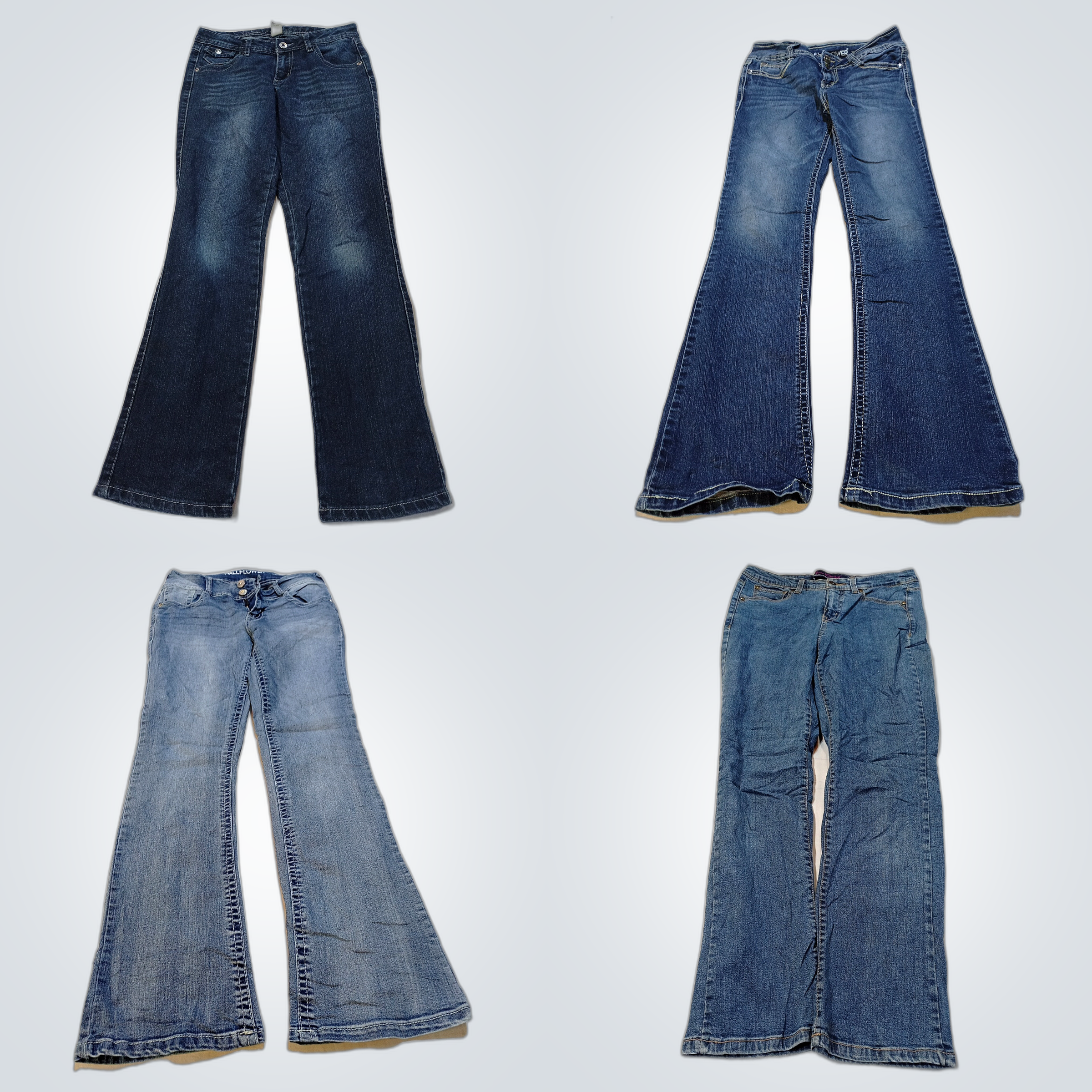 Lot de denim légèrement utilisé : Levi's, Gloria V..