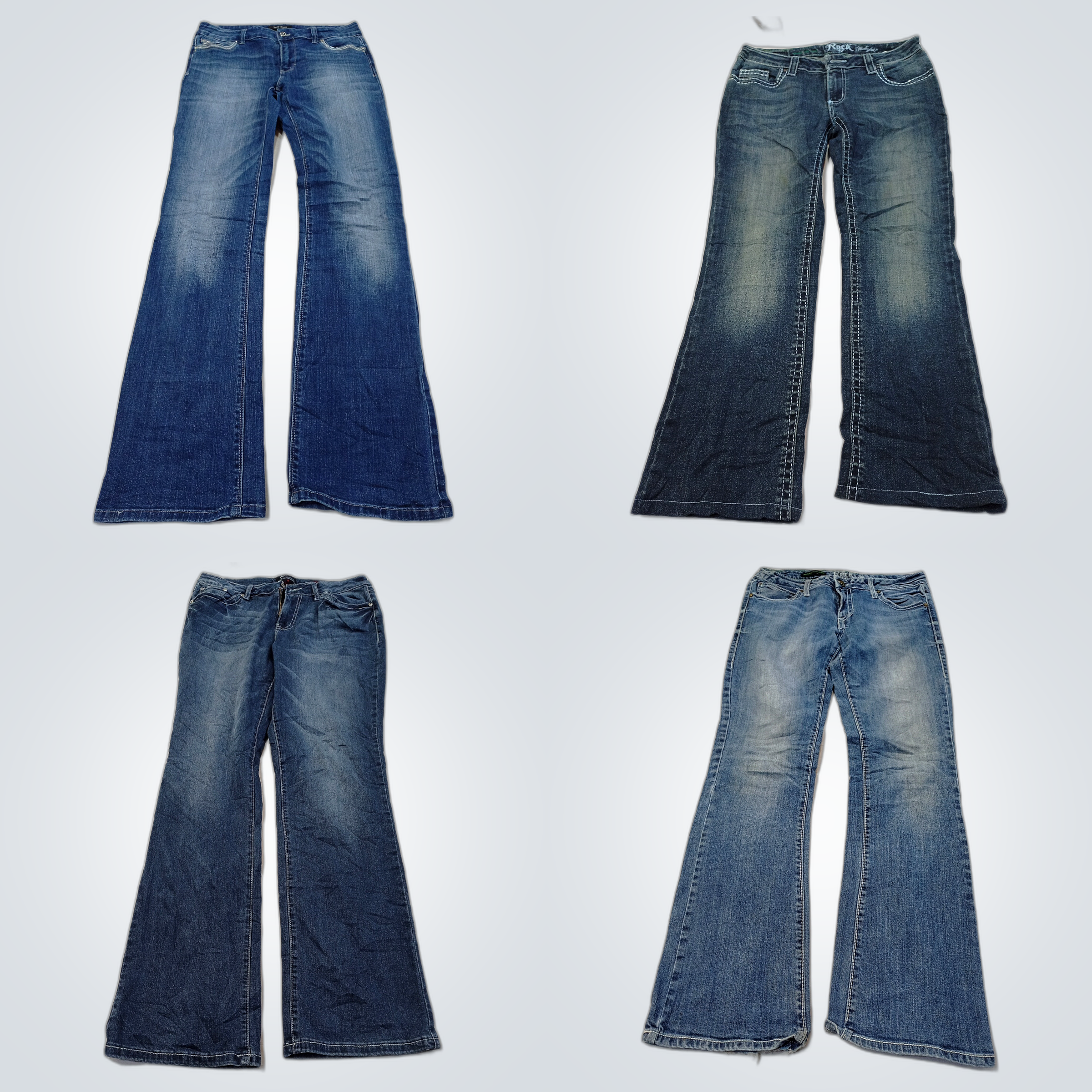 Paquete de Tejanos de Diseñador: WHBM, Rock & Repu..