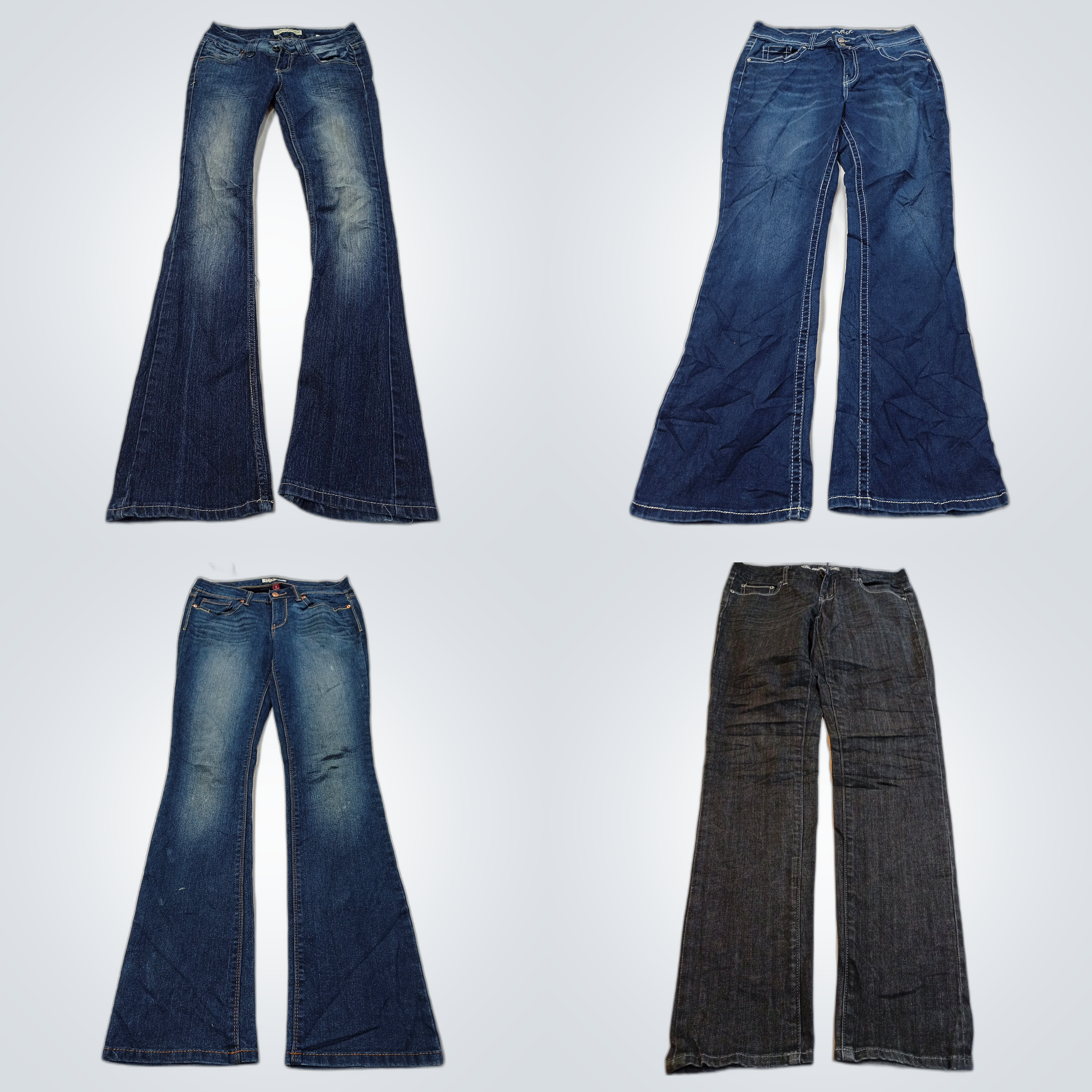 Flare & Straight Jeans Bundle - Paris Blues, Ameri..