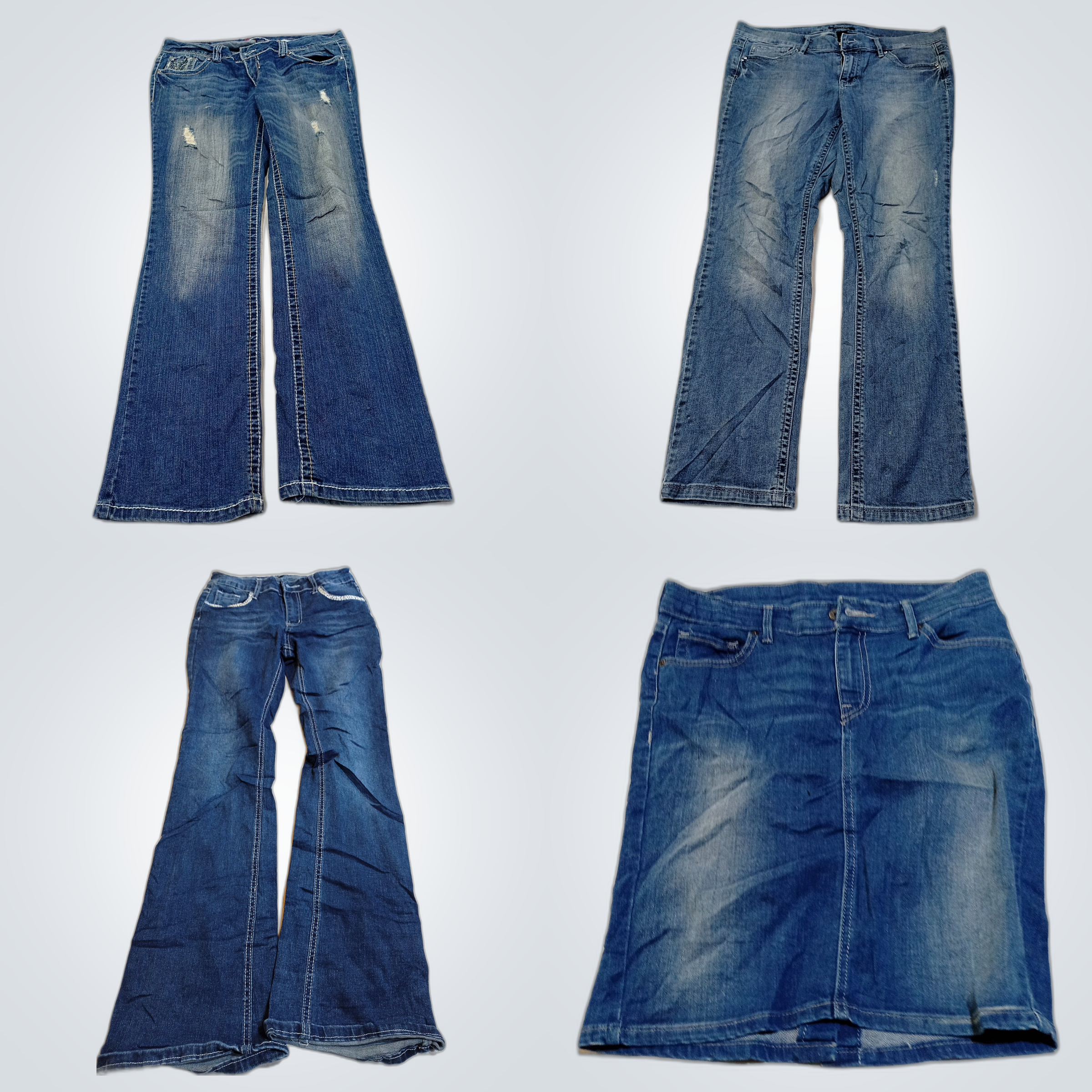 Pacote de Denim Levemente Usado: Amethyst, WHBM, A..