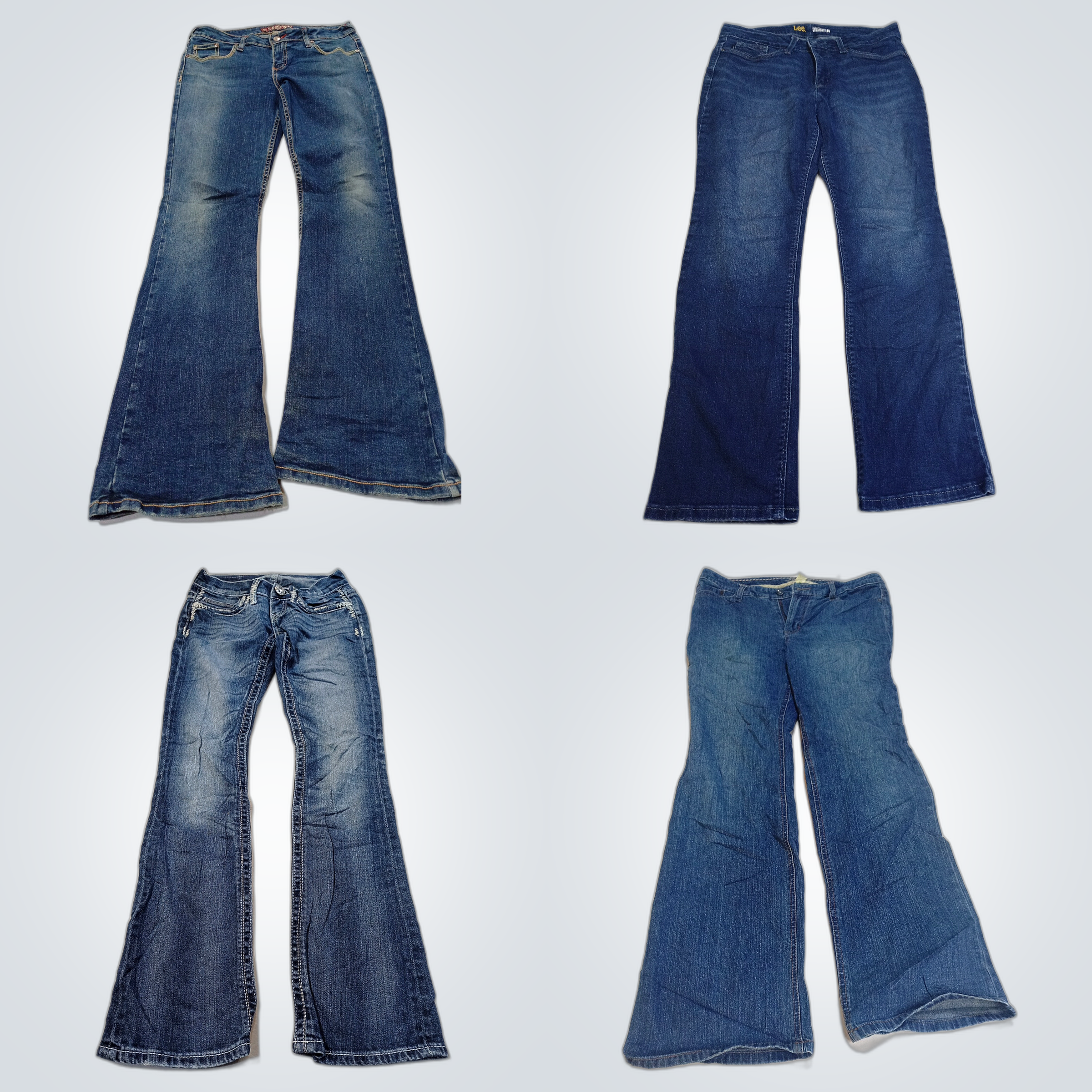 Ensemble de denim légèrement utilisé : Lee, GUESS,..