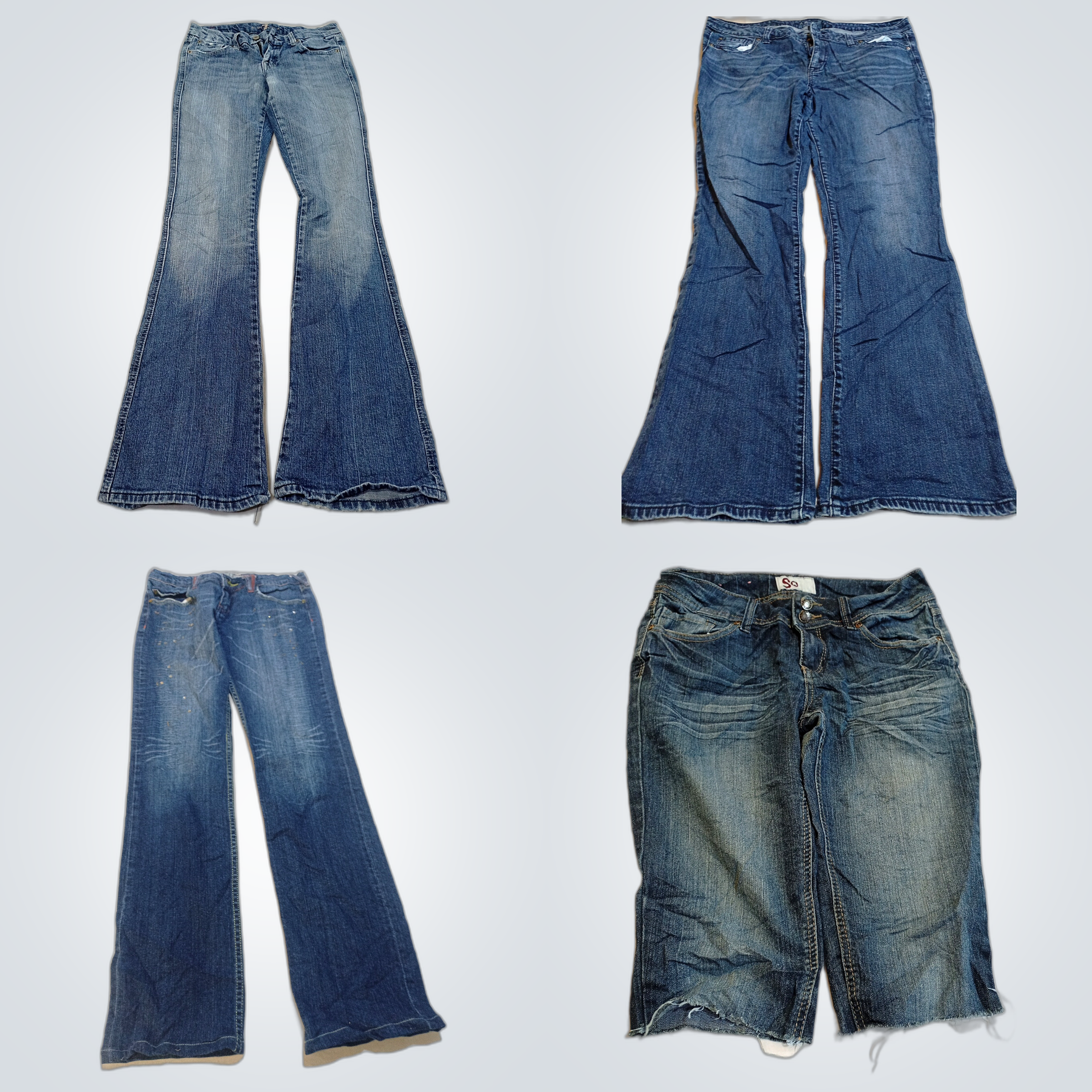 Pacchetto Denim: 7 For All Mankind, Wrangler, LOFT..